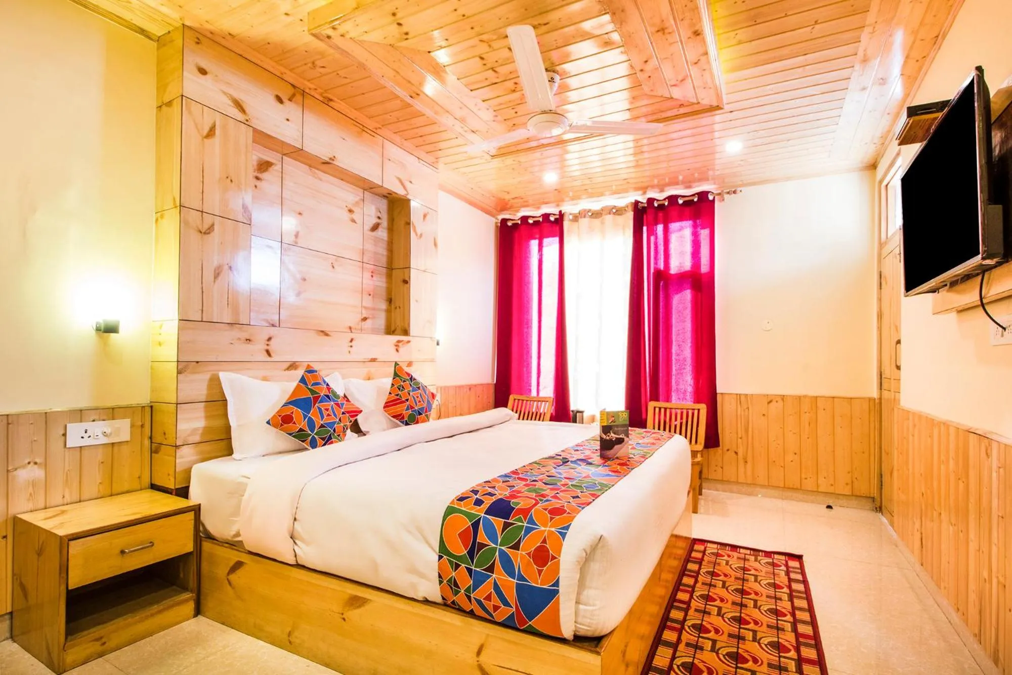 Bedroom, Bed in FabHotel Shami Inn Naggar Road
