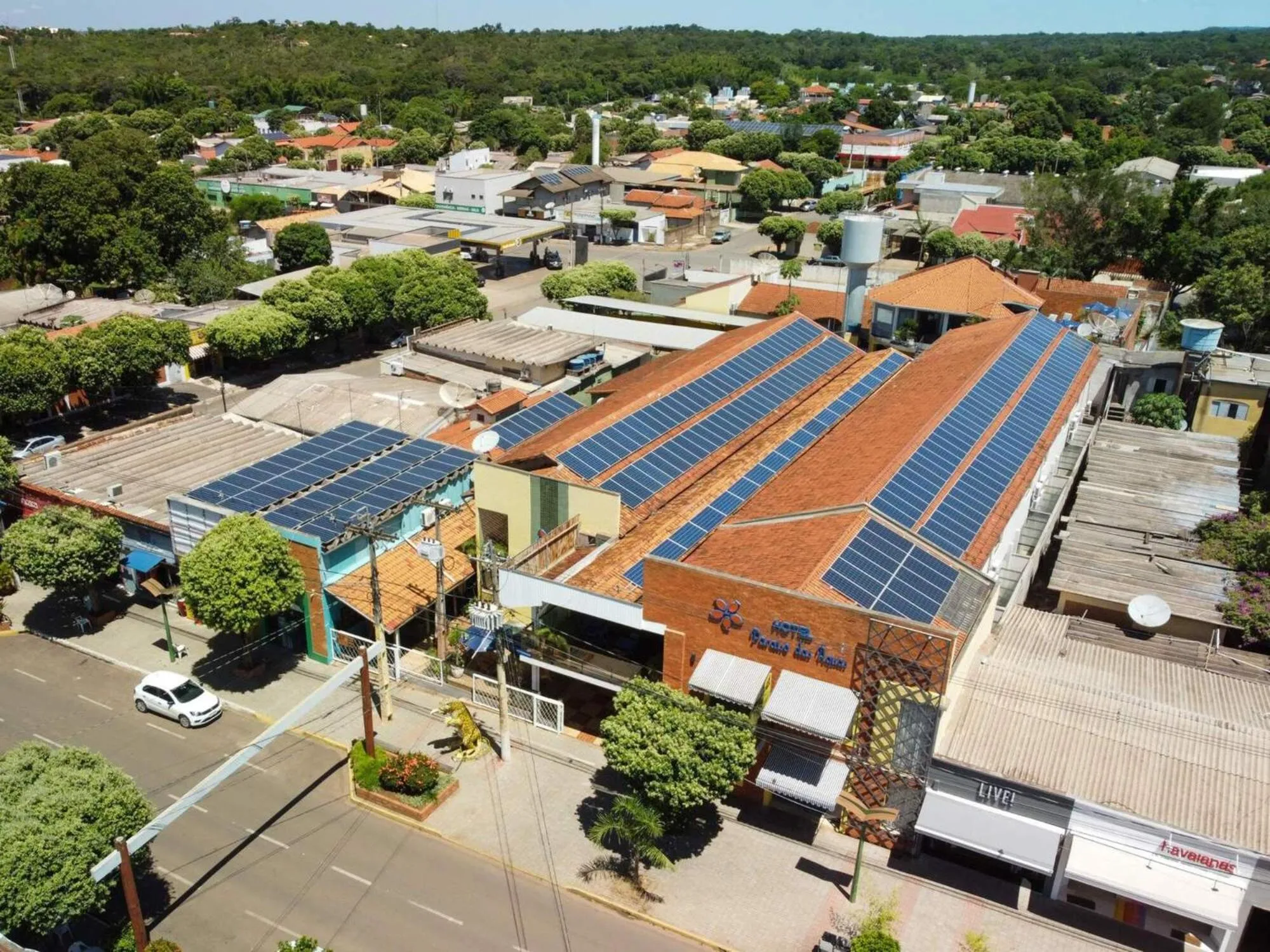 Property building in Hotel Paraíso das Águas Bonito