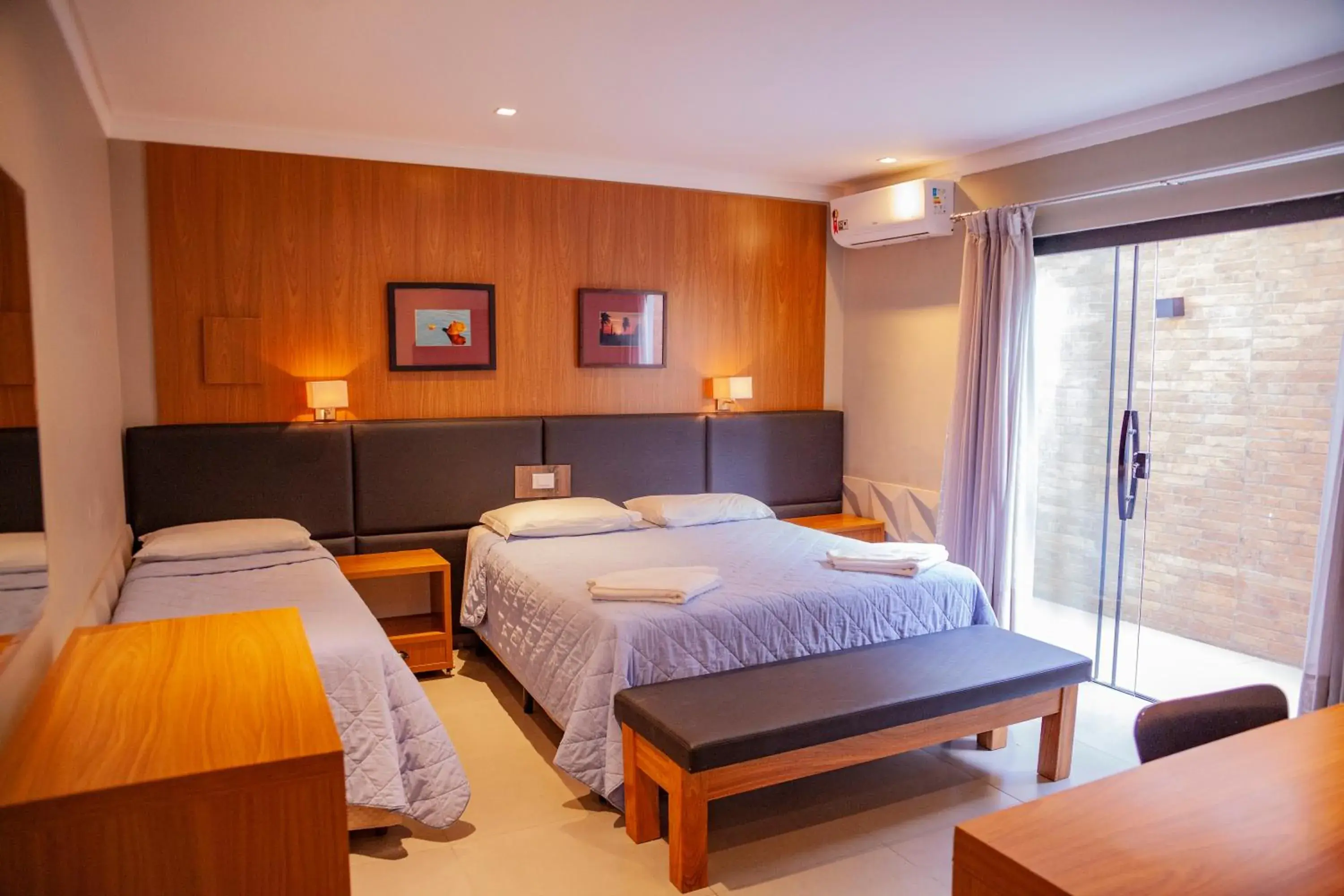 Bed in Hotel Paraíso das Águas Bonito Bed in Hotel Paraíso das Águas Bonito