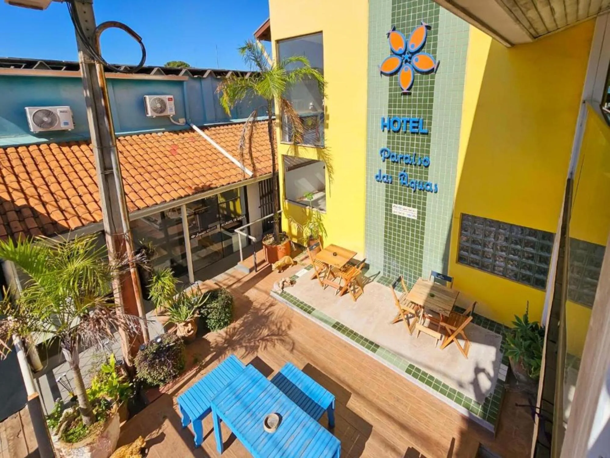 Property building in Hotel Paraíso das Águas Bonito