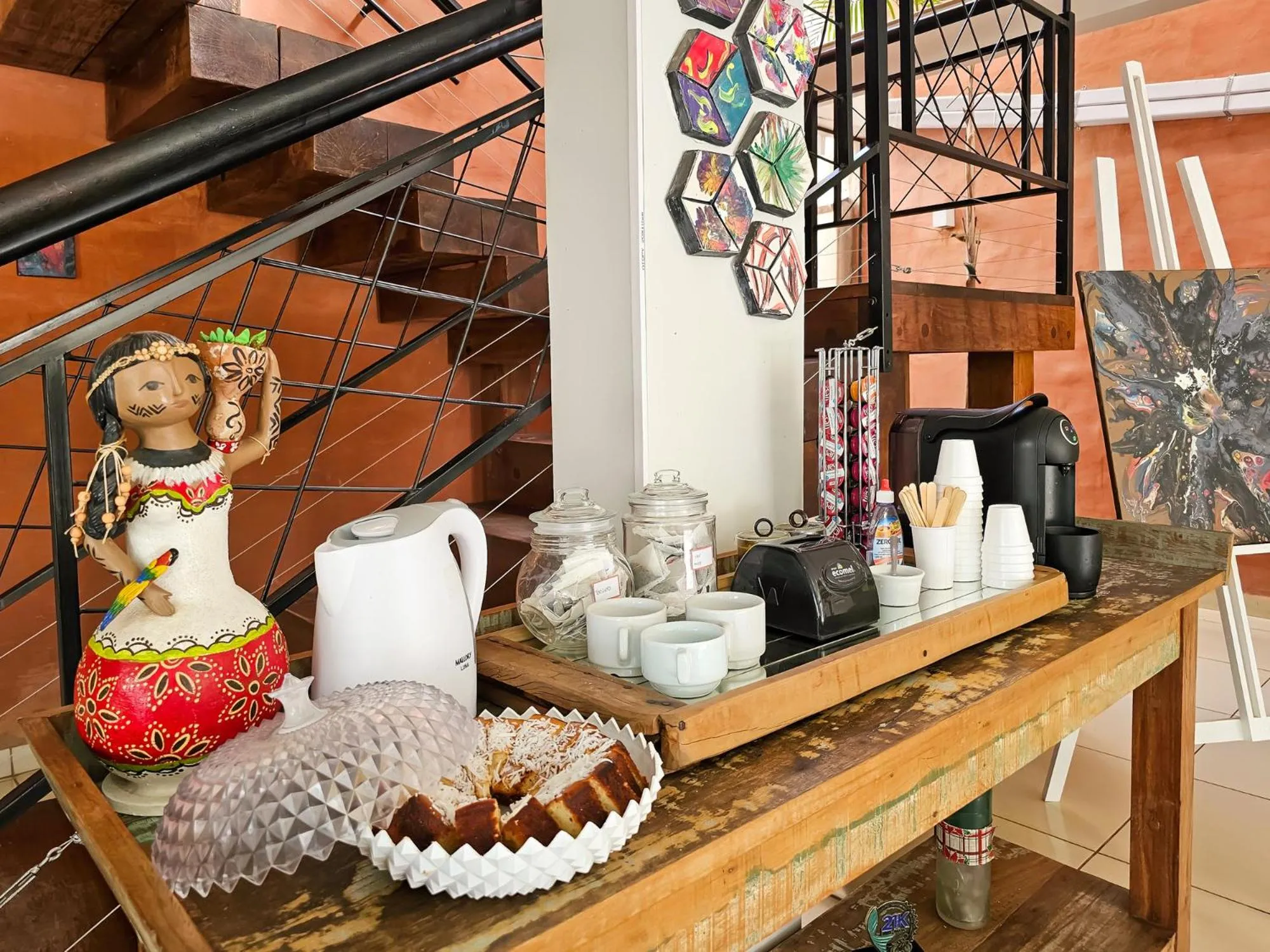 Coffee/tea facilities in Hotel Paraíso das Águas Bonito