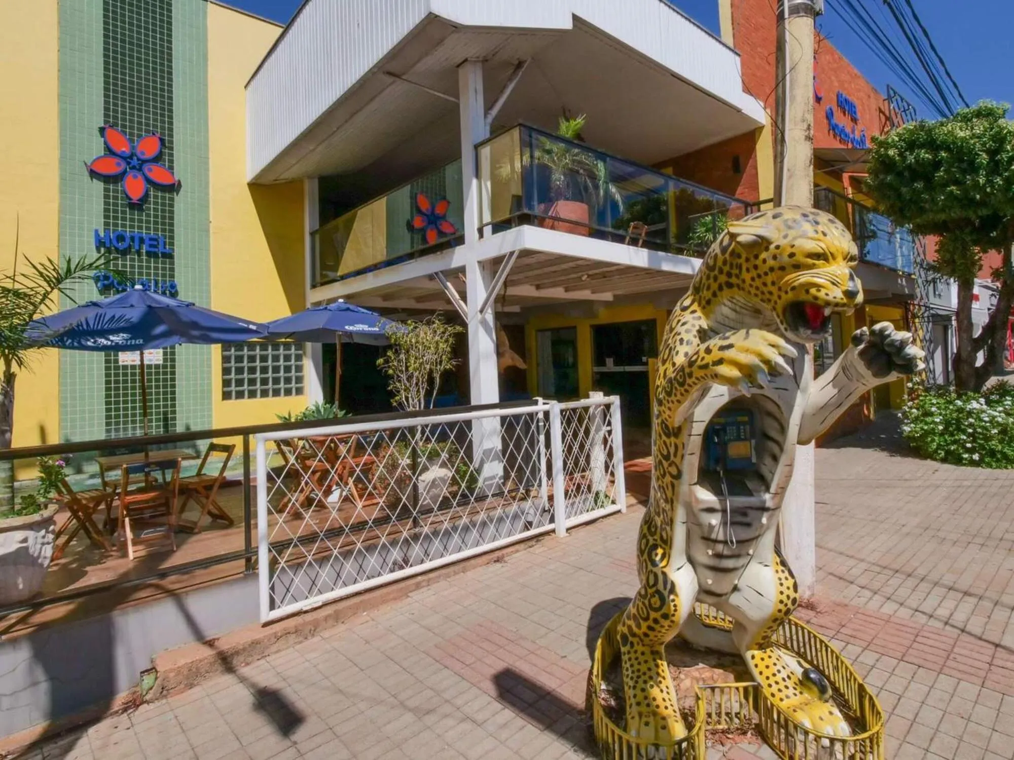 Property building in Hotel Paraíso das Águas Bonito