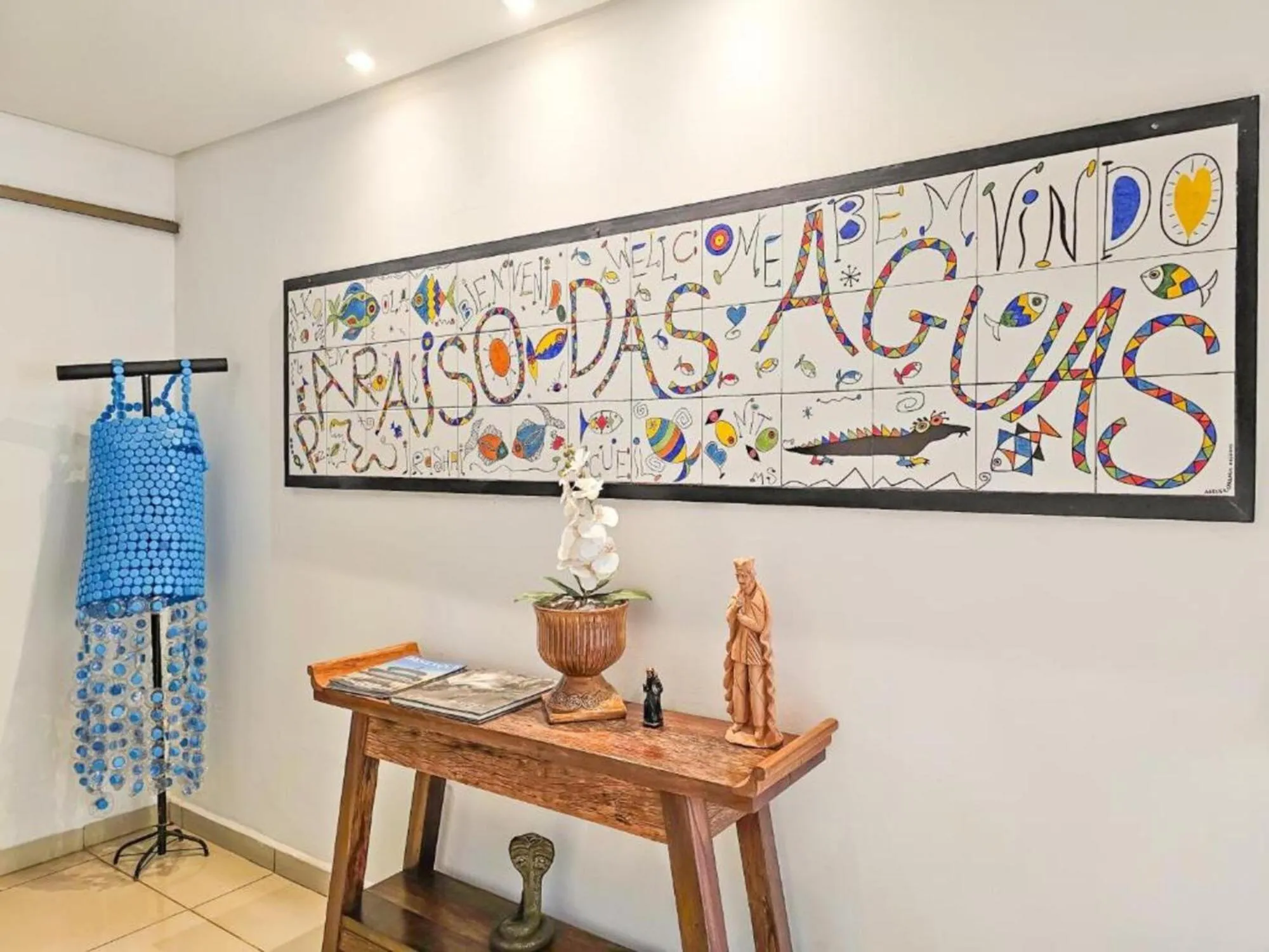 Decorative detail in Hotel Paraíso das Águas Bonito