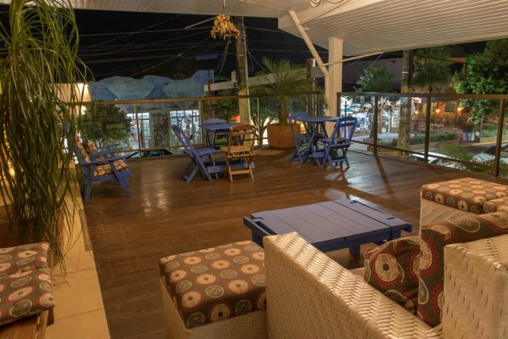 Patio in Hotel Paraíso das Águas Bonito