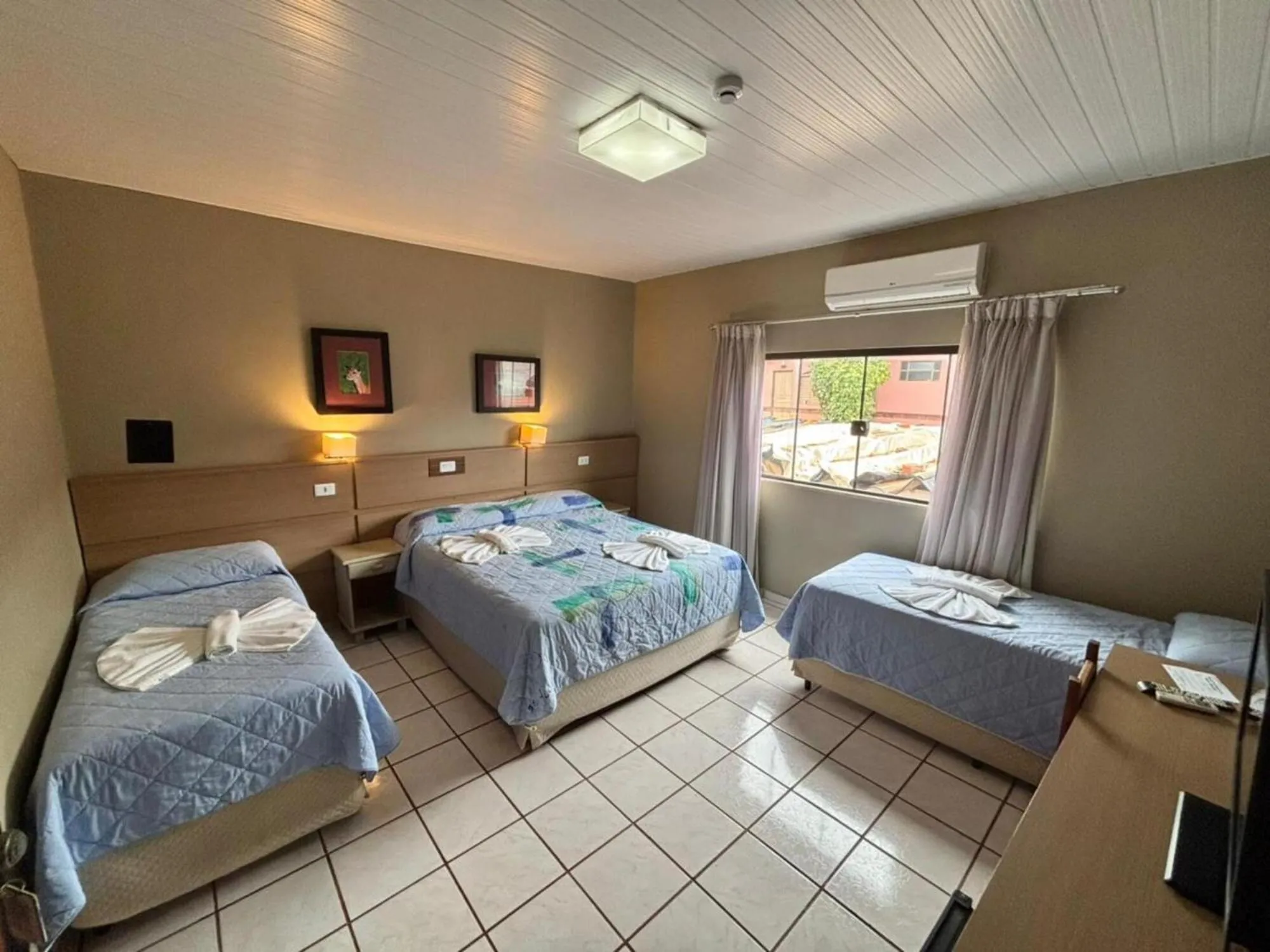 Bed in Hotel Paraíso das Águas Bonito