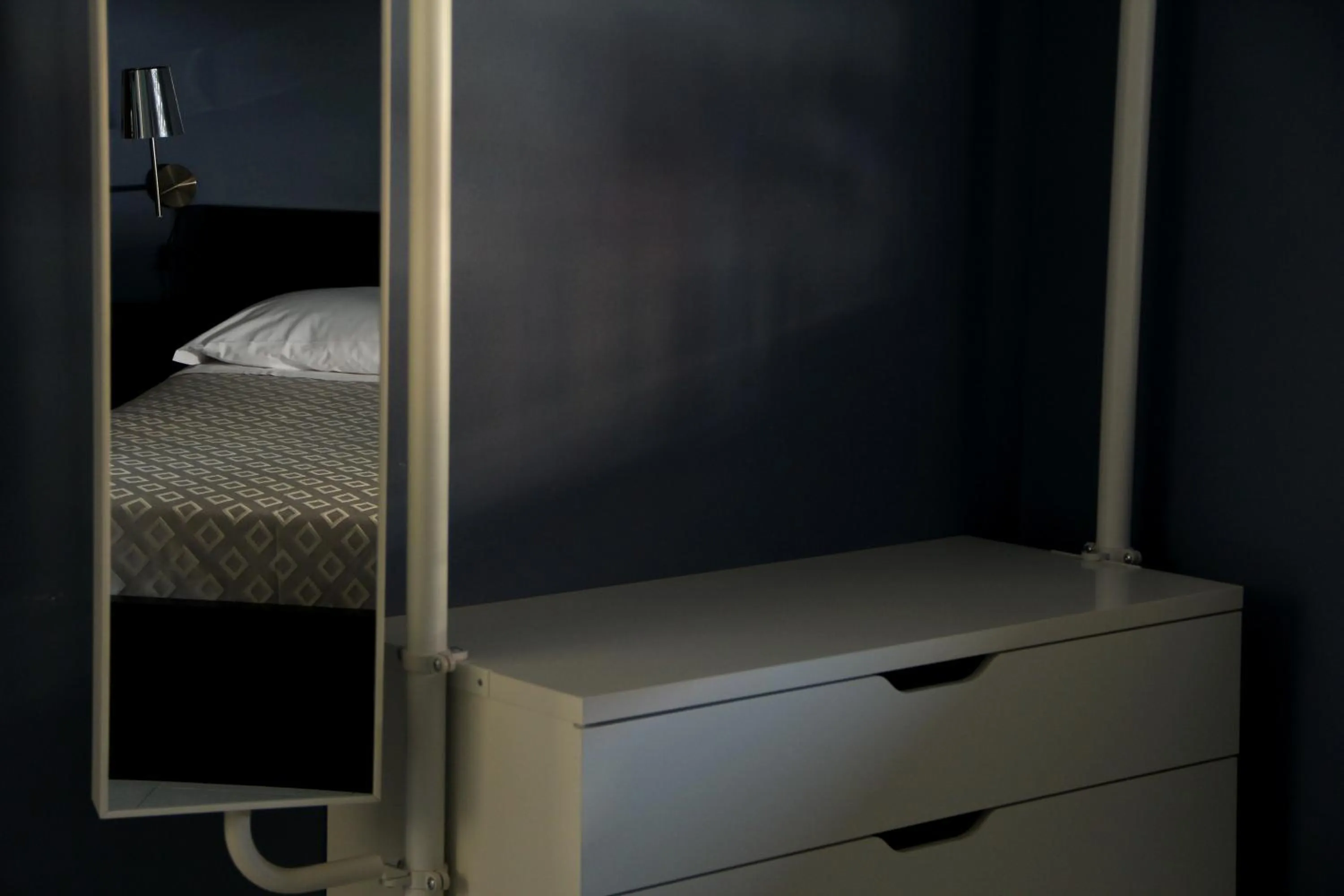 Decorative detail, Bed in Hotel Sauro