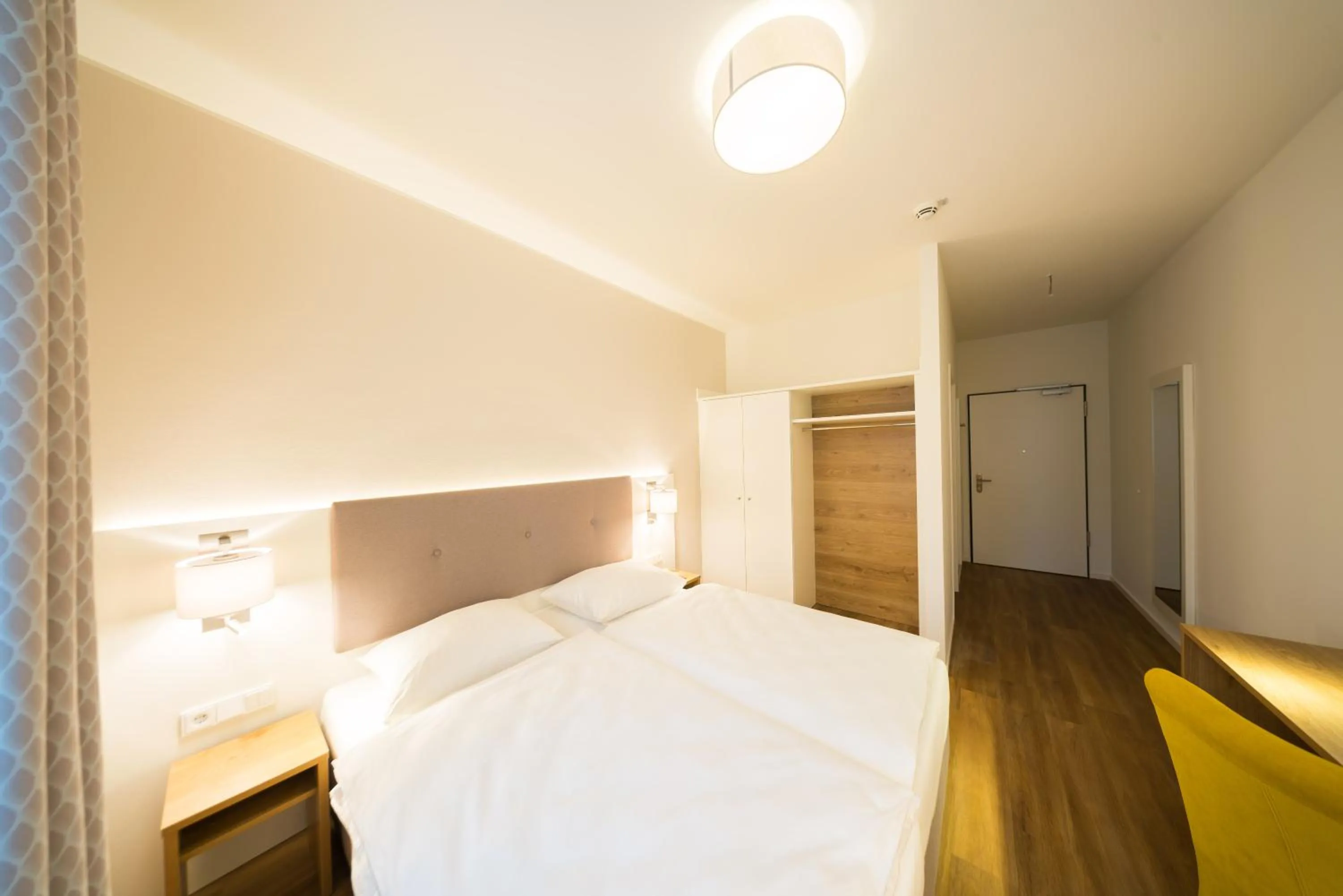 Bed in Haus Rissen Gaestehaus