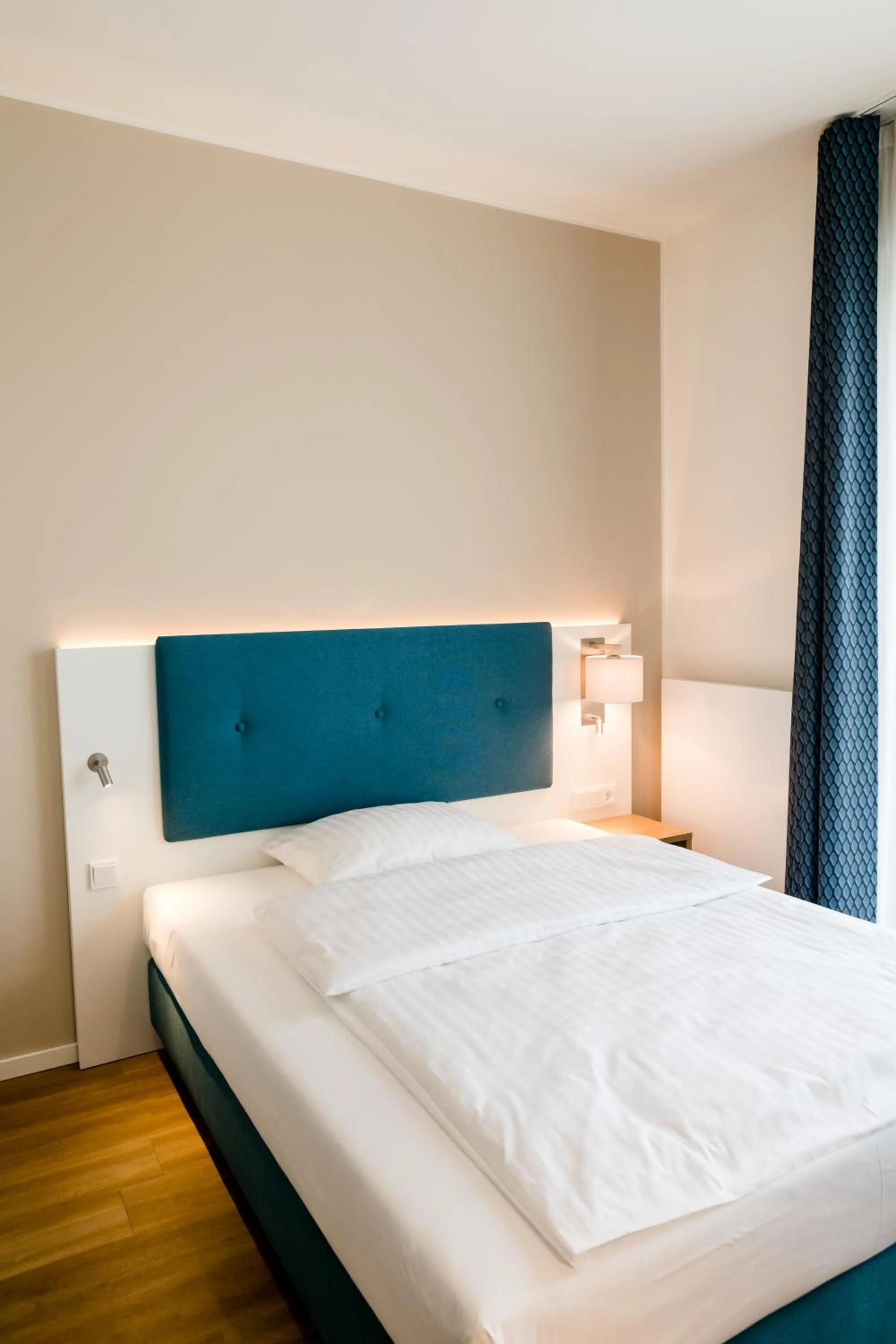 Bed in Haus Rissen Gaestehaus