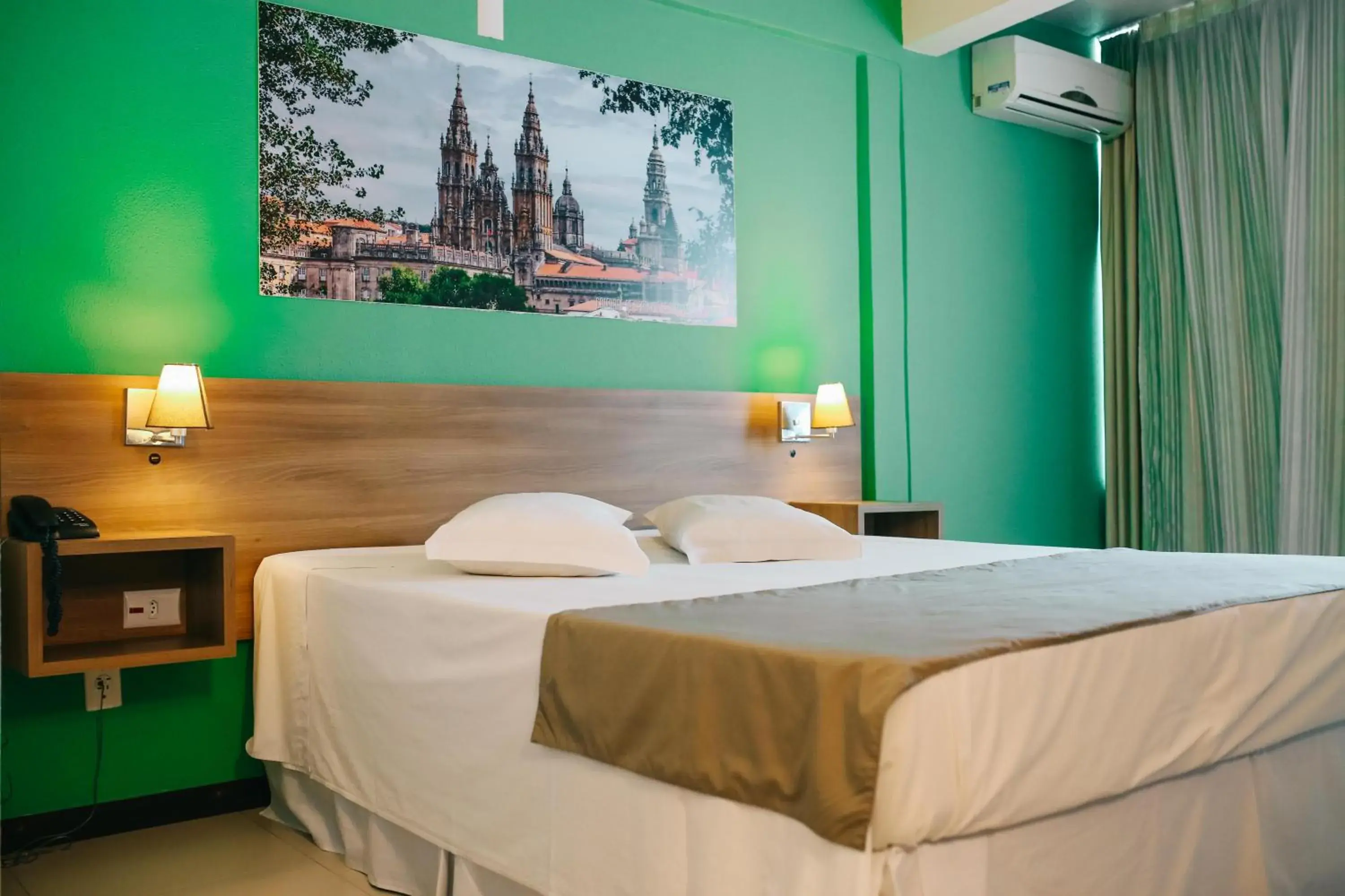 Bed in Tri Hotel Smart Criciuma Bed in Tri Hotel Smart Criciuma