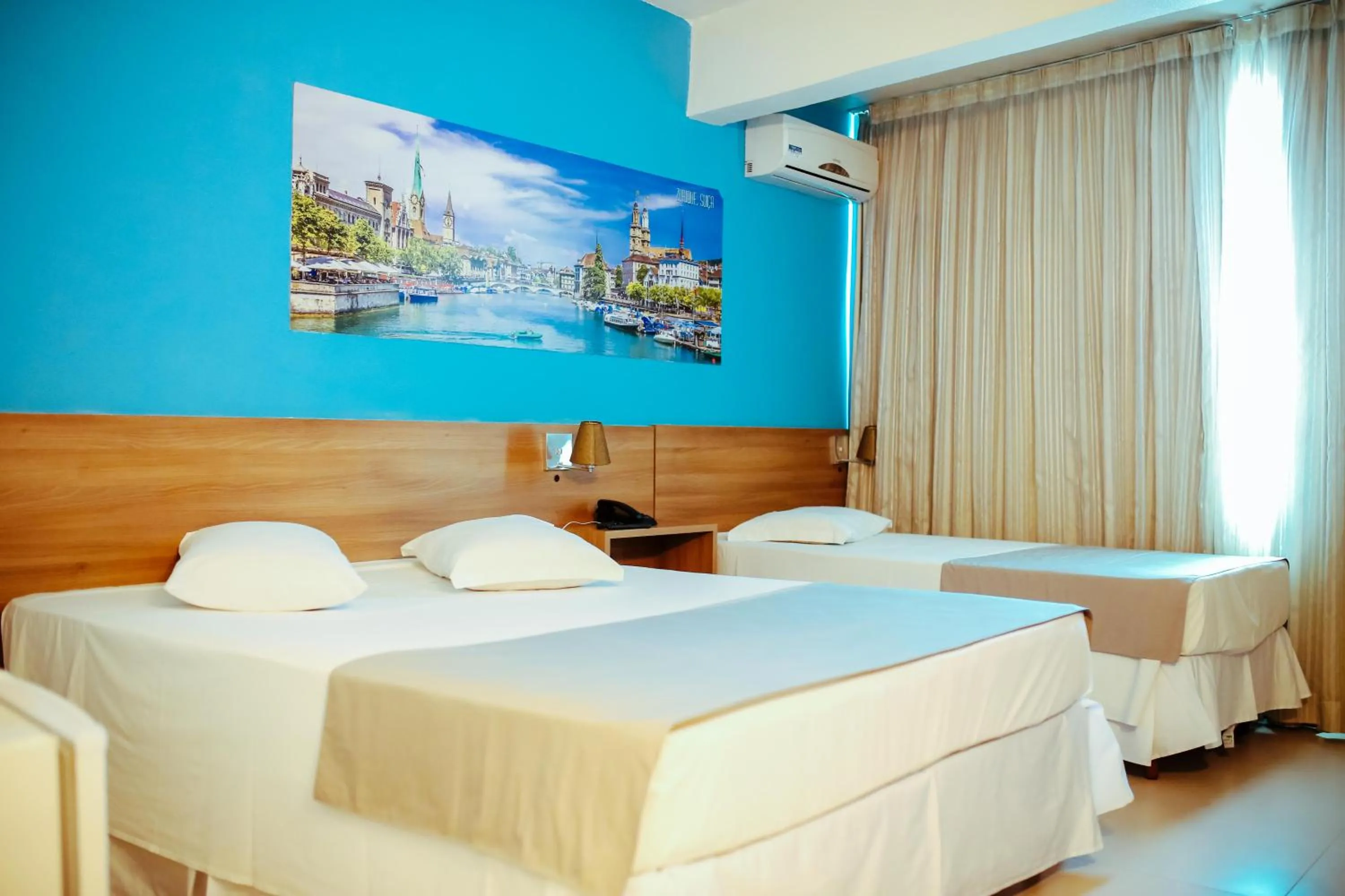 Bed in Tri Hotel Smart Criciuma