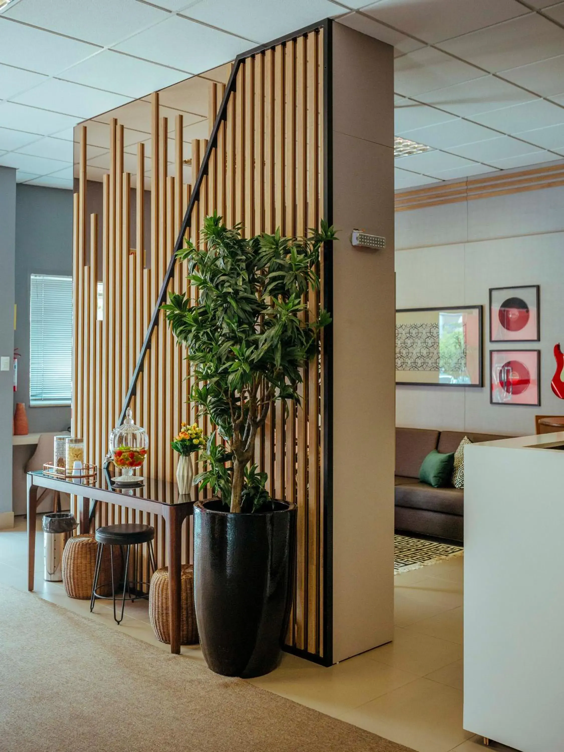 Lobby or reception in Tri Hotel Smart Criciuma Lobby or reception in Tri Hotel Smart Criciuma