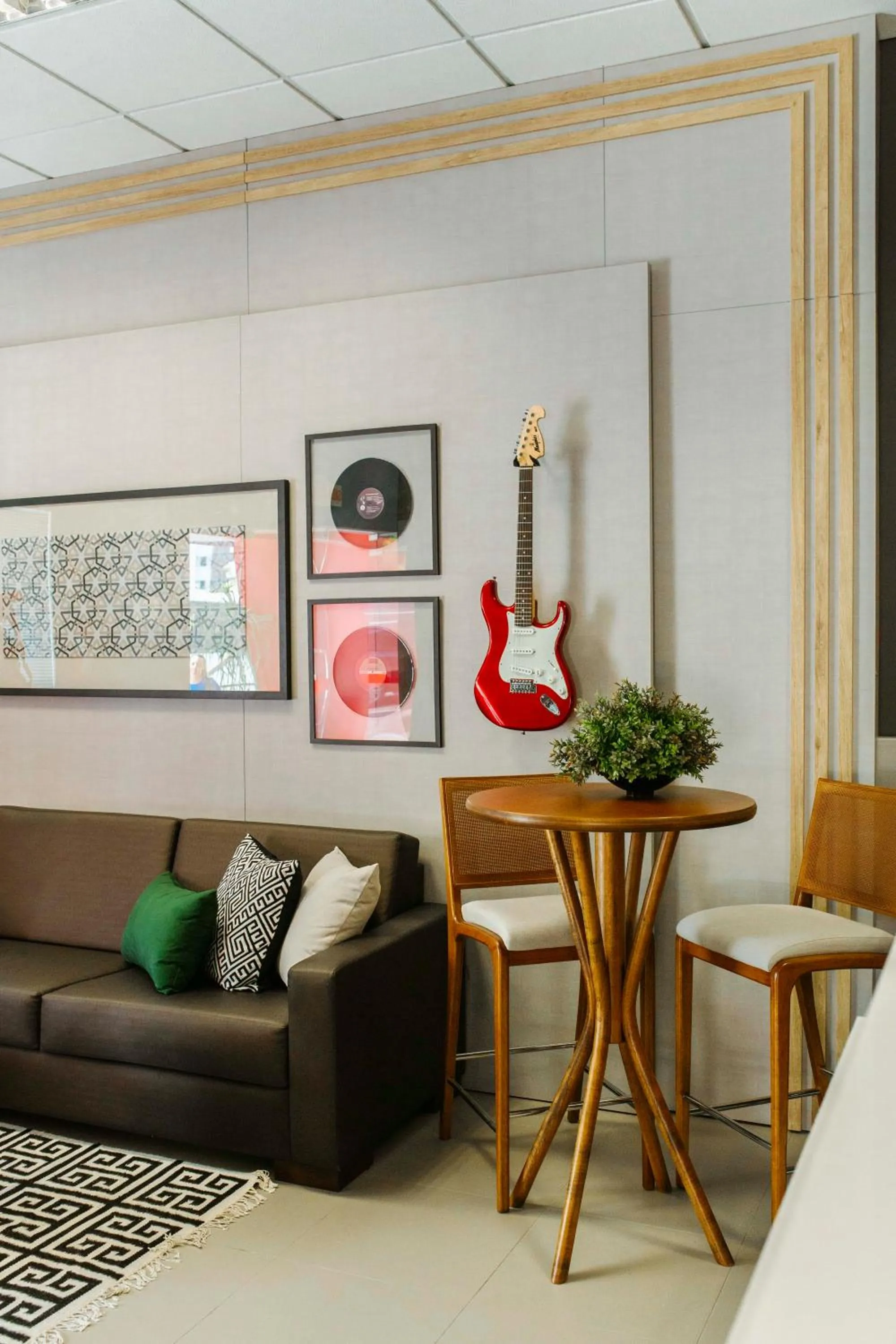 Communal lounge/ TV room in Tri Hotel Smart Criciuma