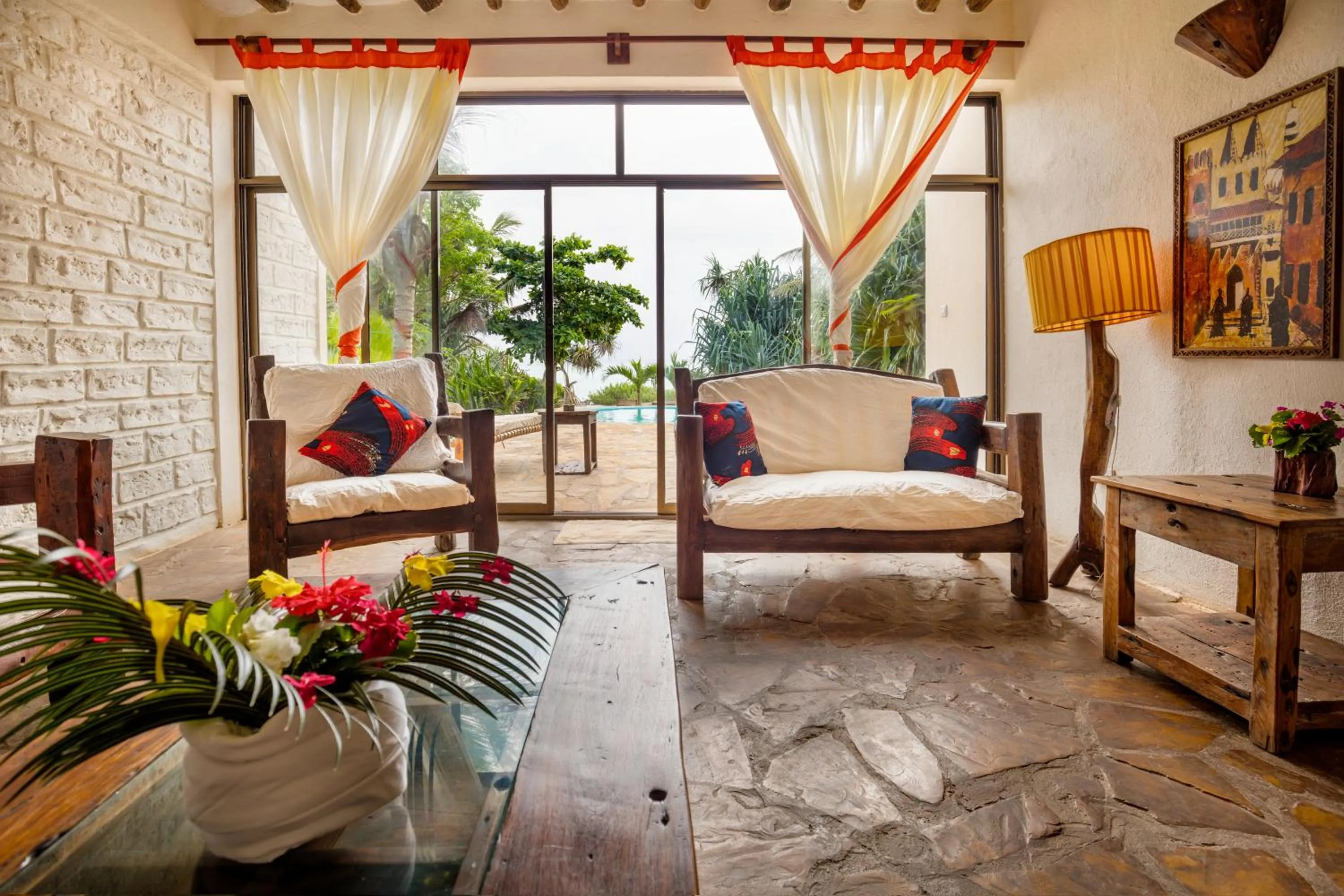 Living room in The Zanzibari