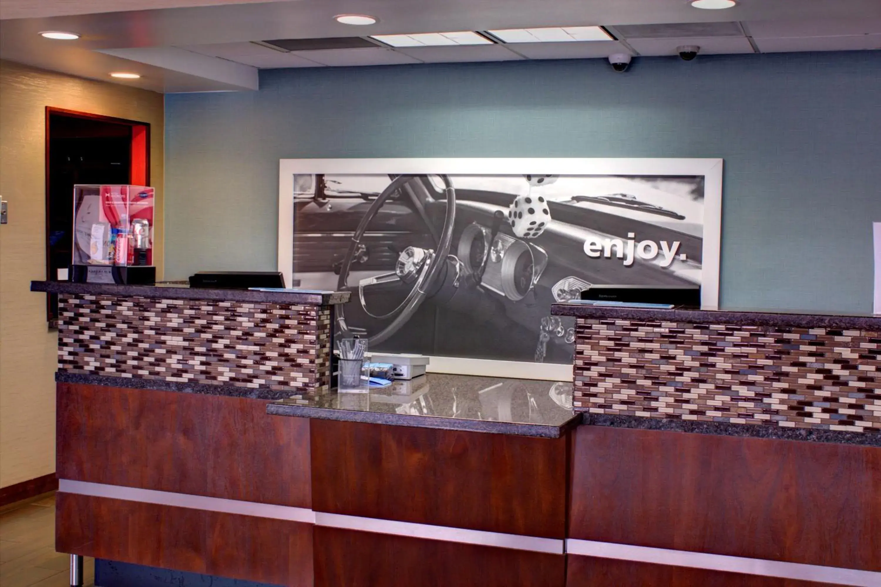 Lobby or reception in Hampton Inn Daytona Speedway-Airport Lobby or reception in Hampton Inn Daytona Speedway-Airport
