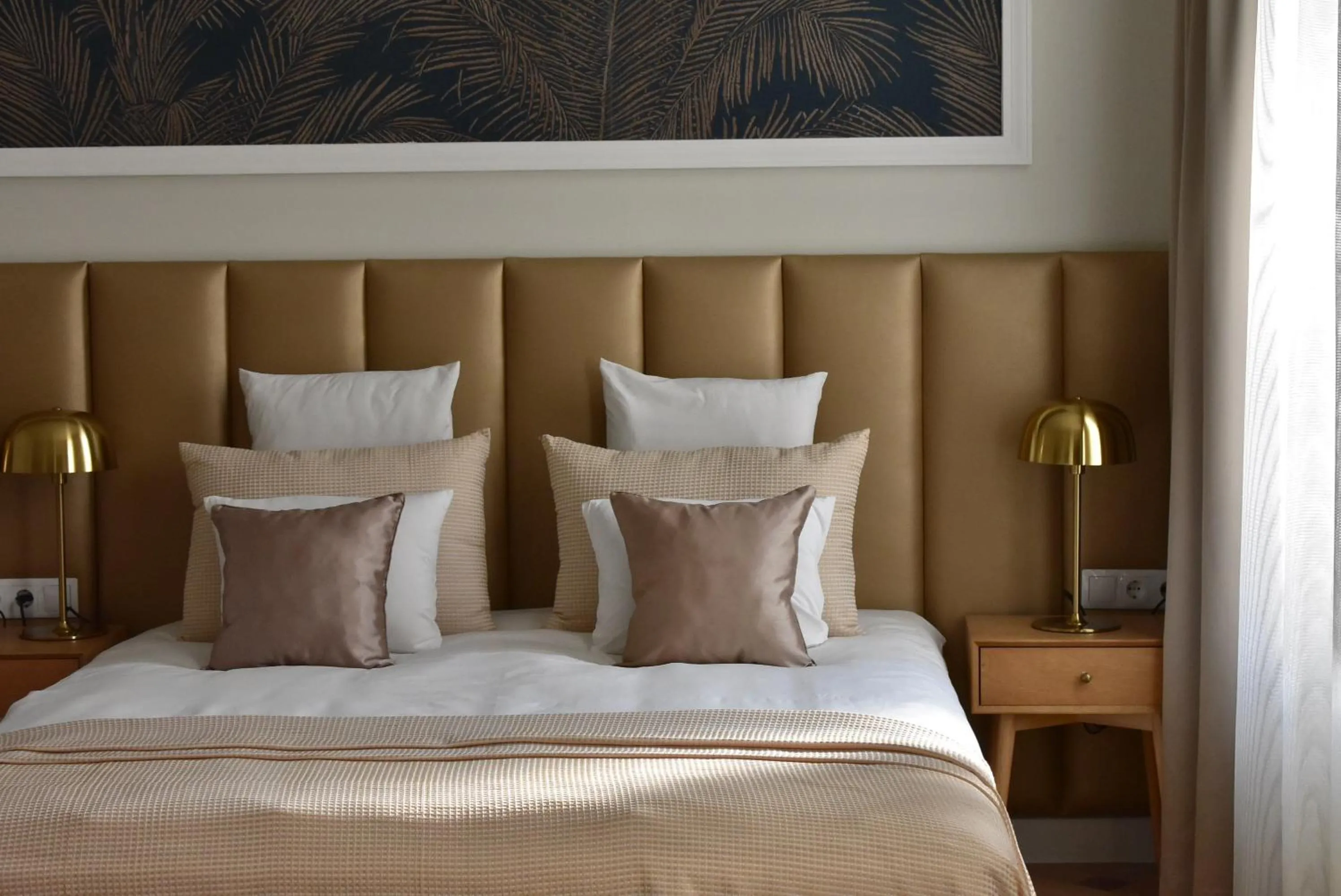 Bed in Harmonia Palace - Luxury Apartments