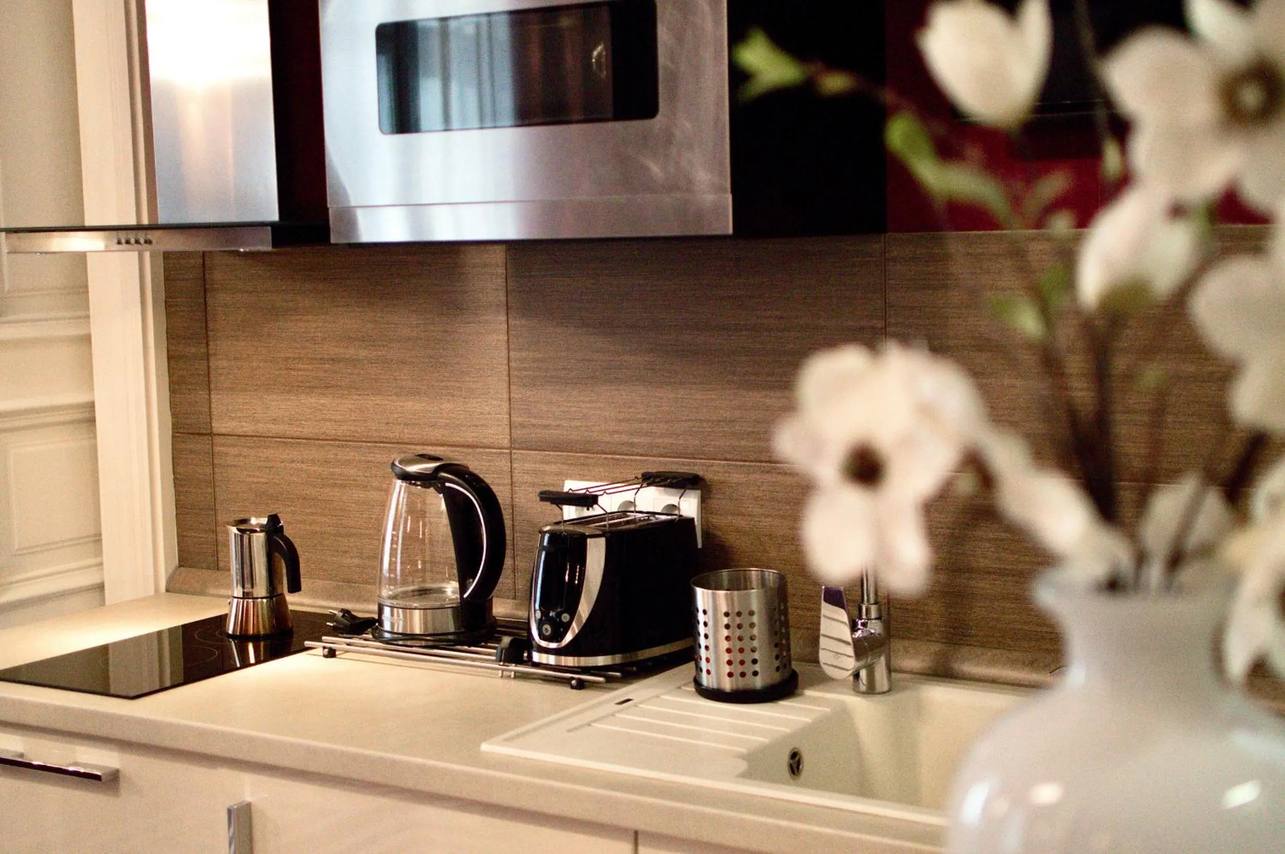 Coffee/tea facilities in Harmonia Palace - Luxury Apartments