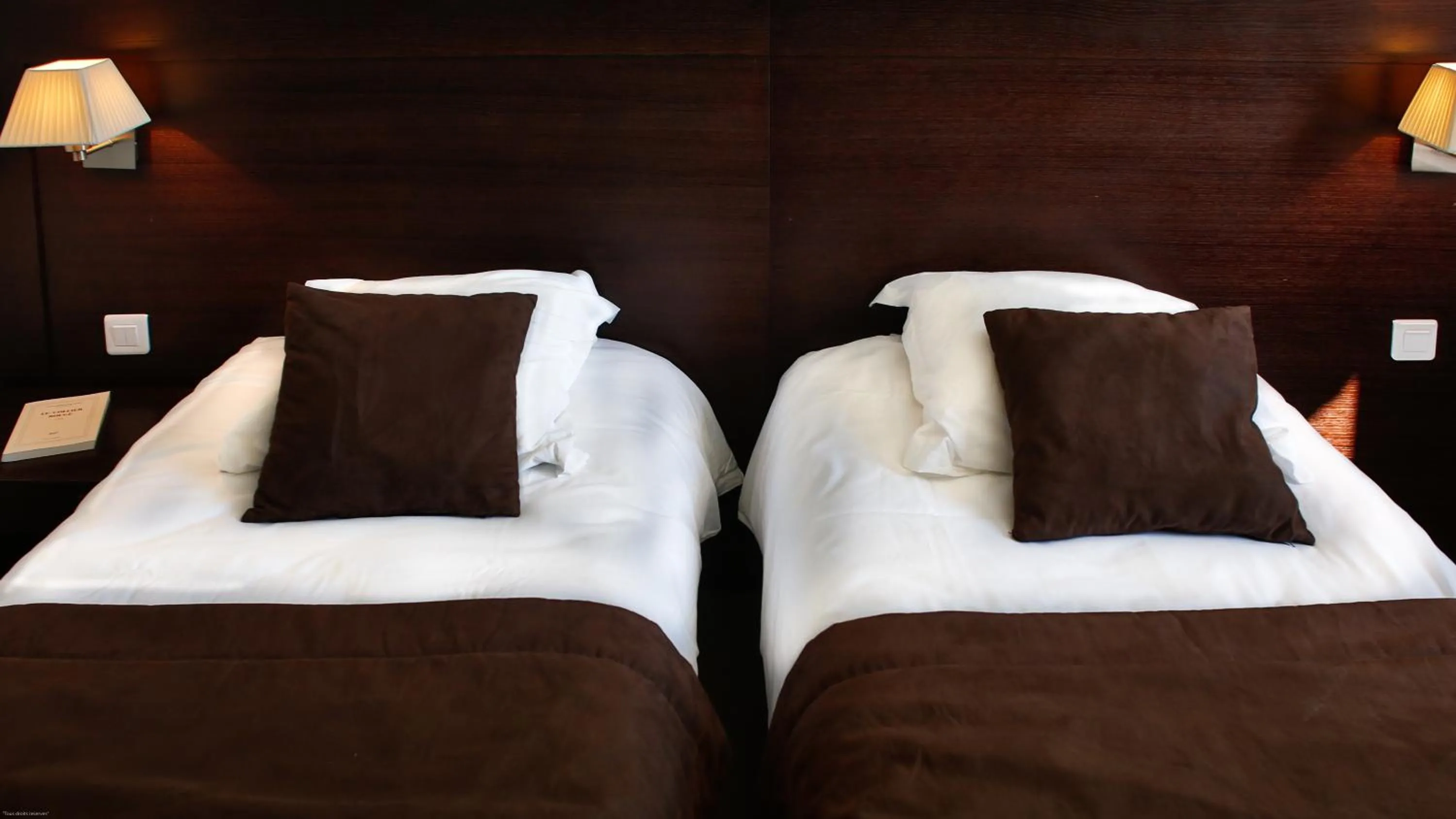 Twin Room with Harbor View - single occupancy in Le Port de Decize