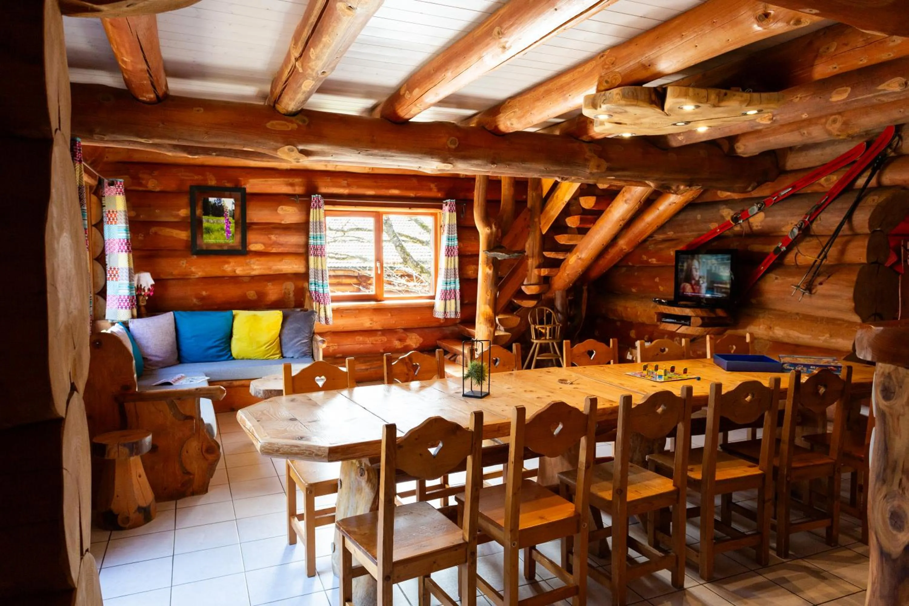 Living room in Le Couarôge Chalets et Appartements