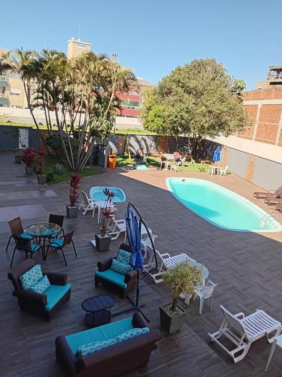 Pool view in Gentil Hotel