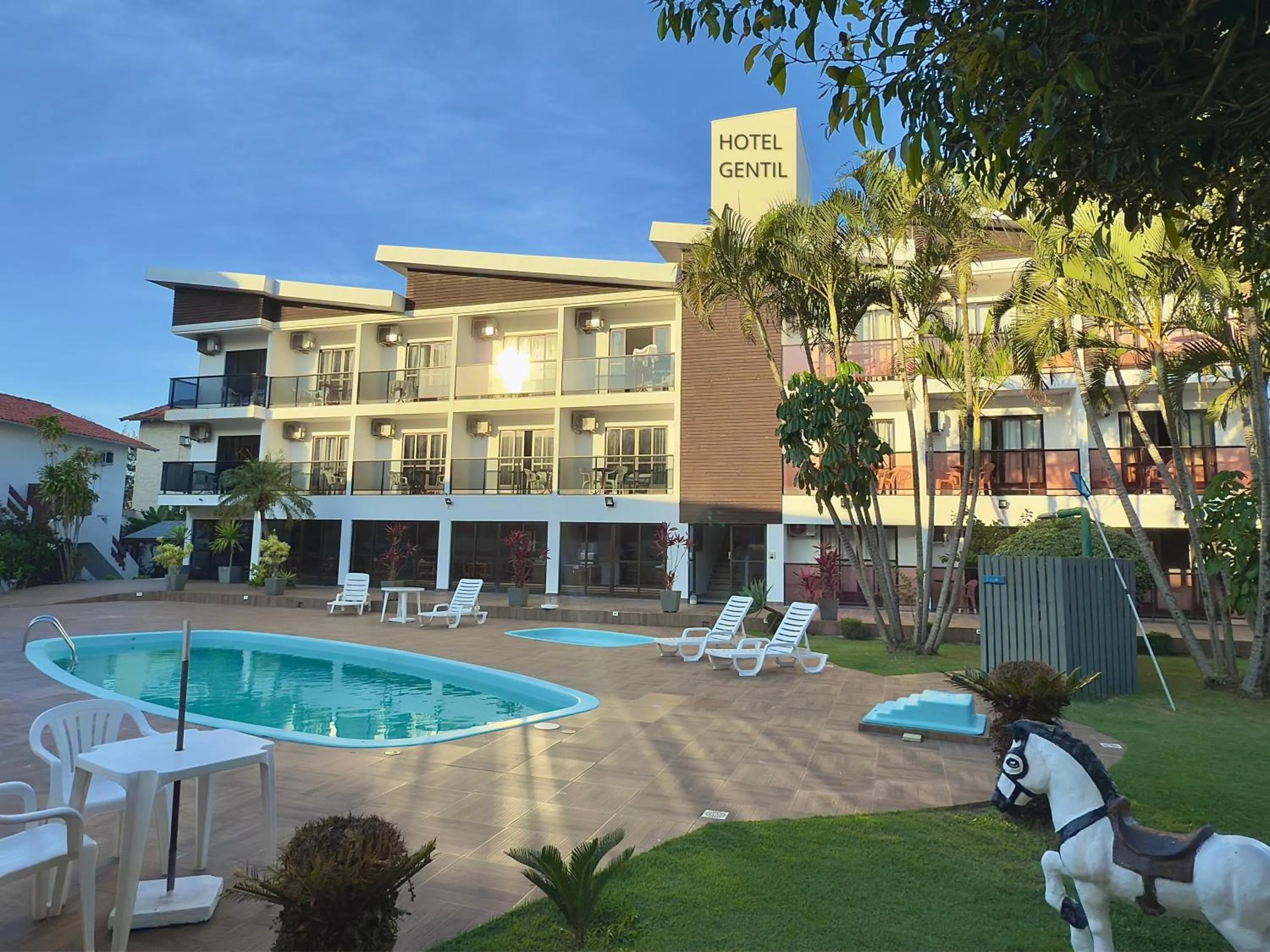 Garden view in Gentil Hotel