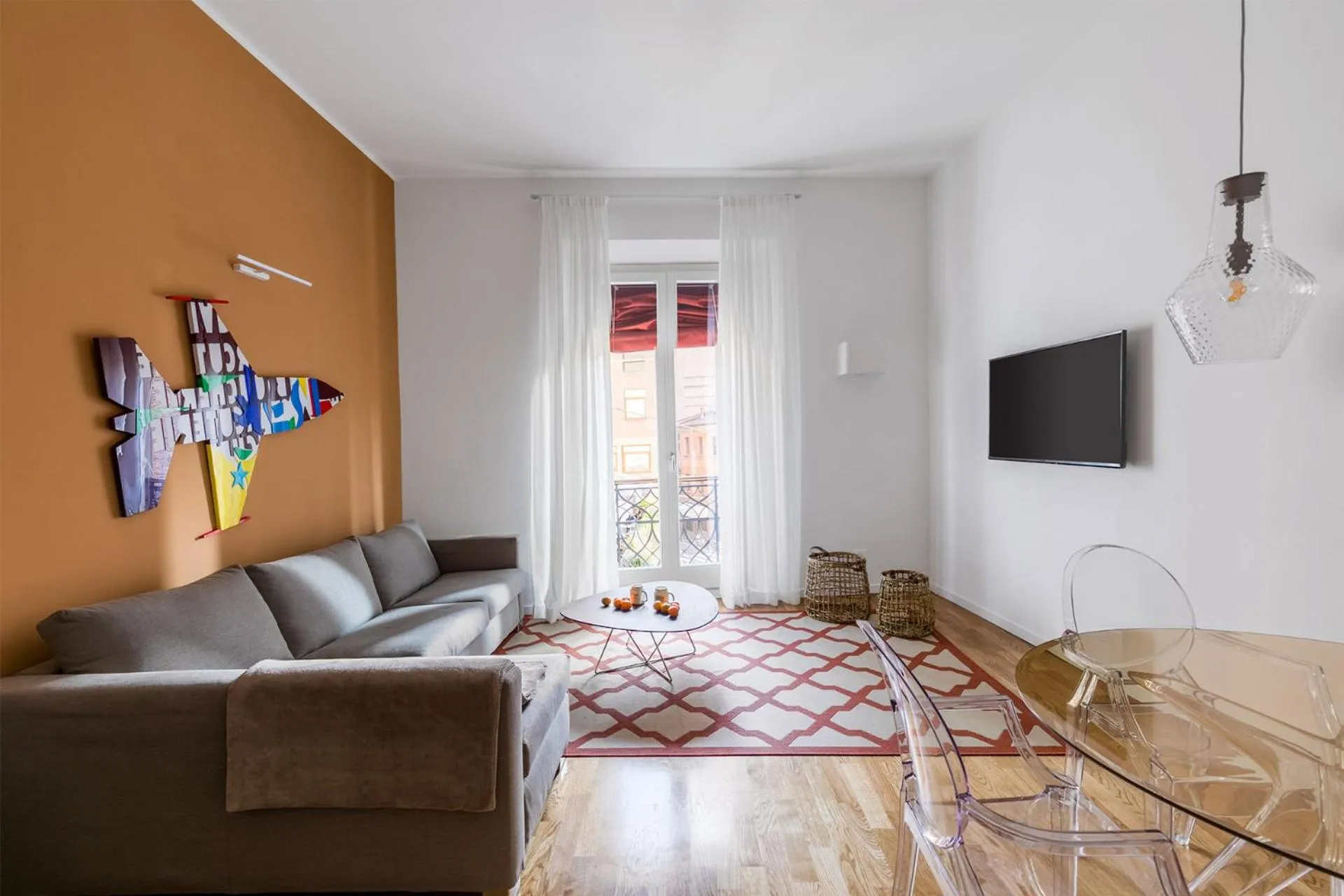 Living room in Residence le Porte