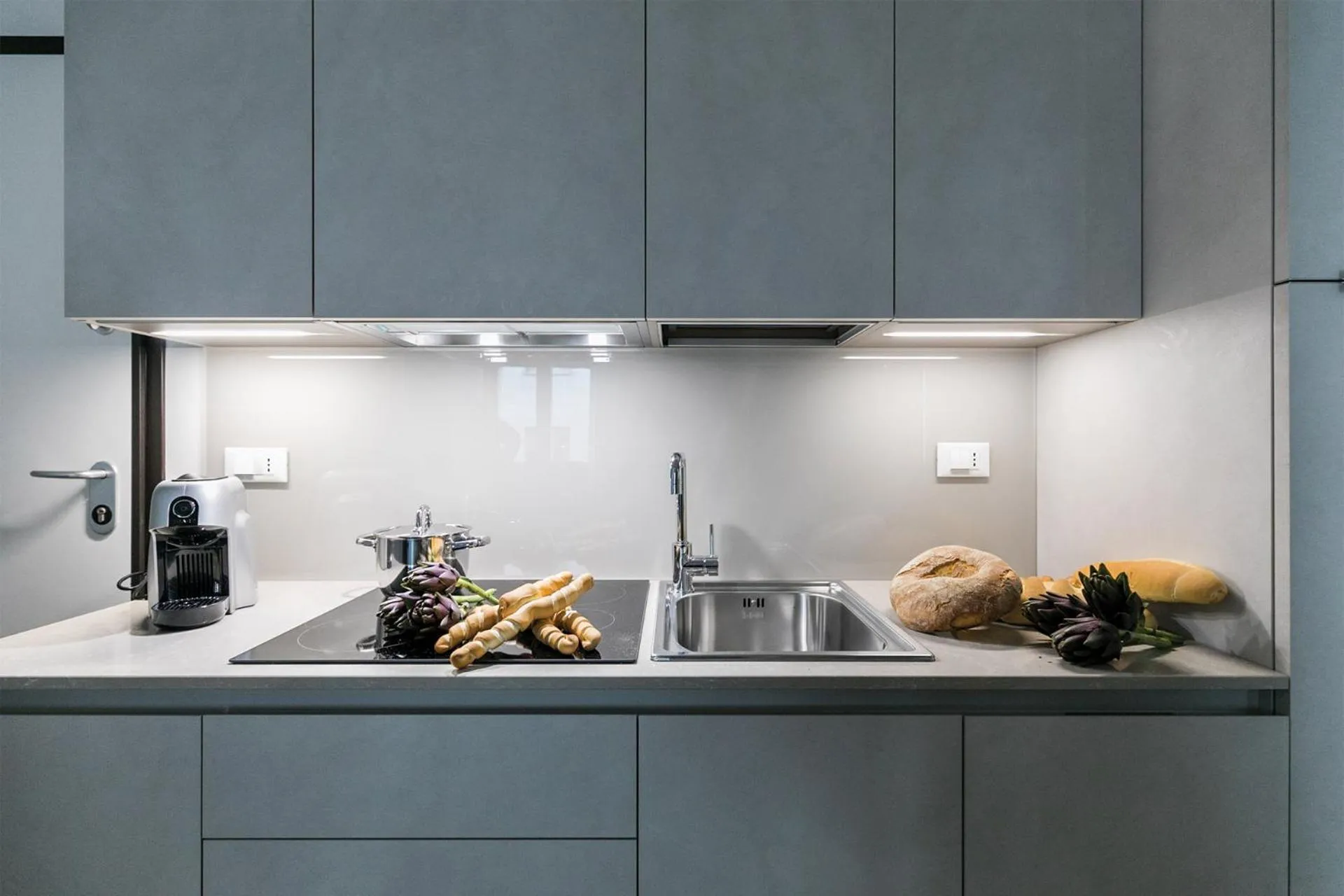 Kitchen or kitchenette in Residence le Porte