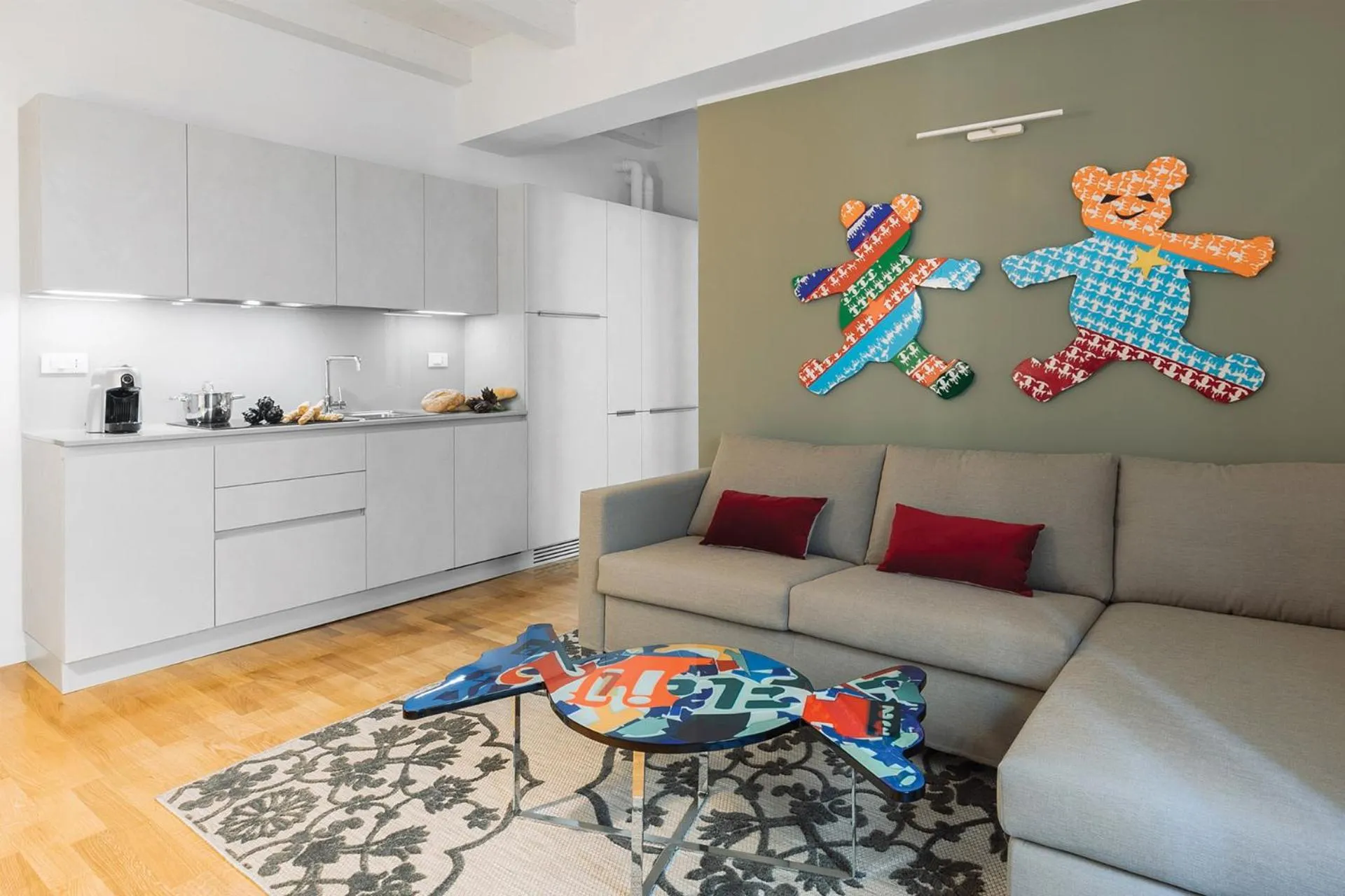 Kitchen or kitchenette in Residence le Porte