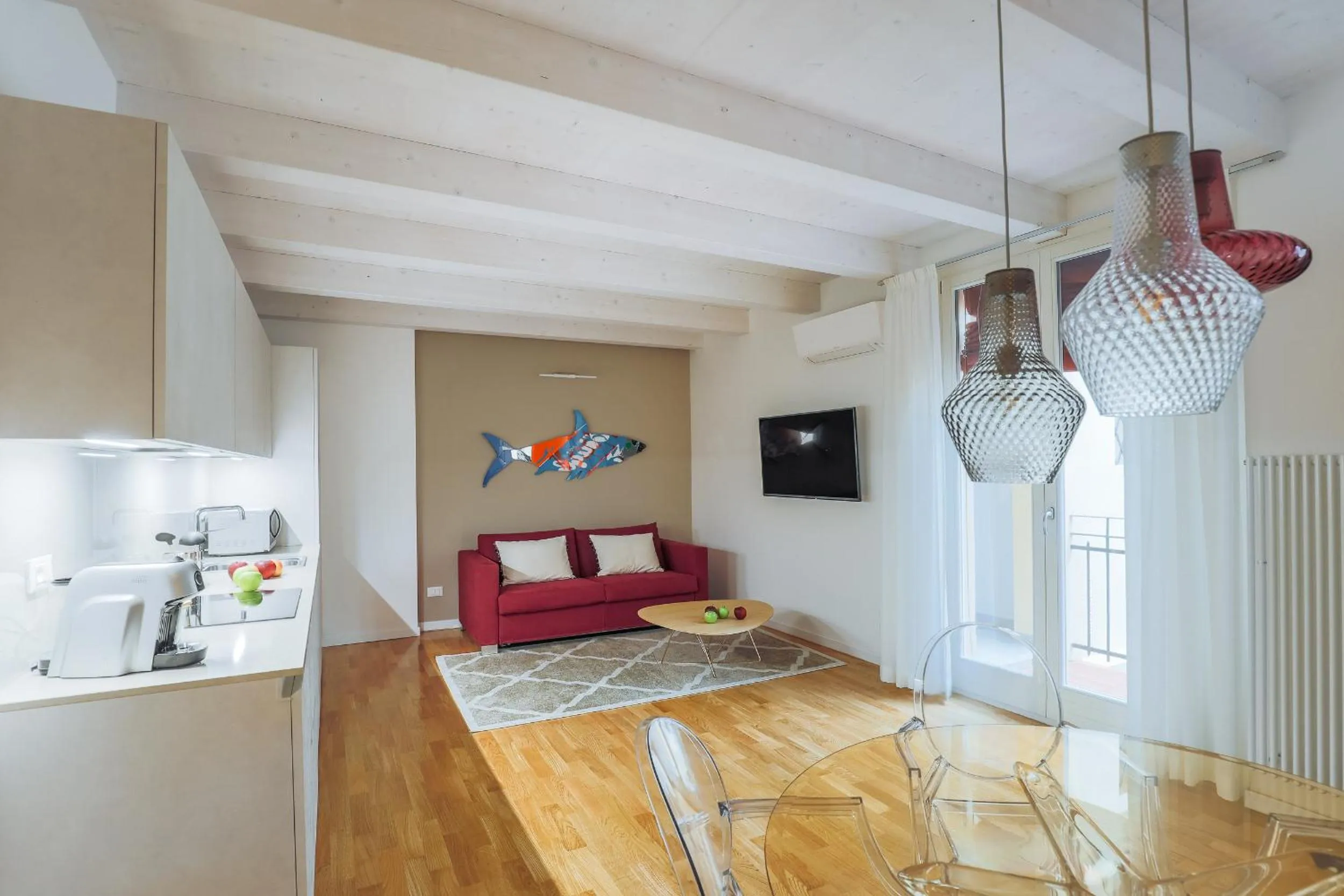 Kitchen or kitchenette in Residence le Porte