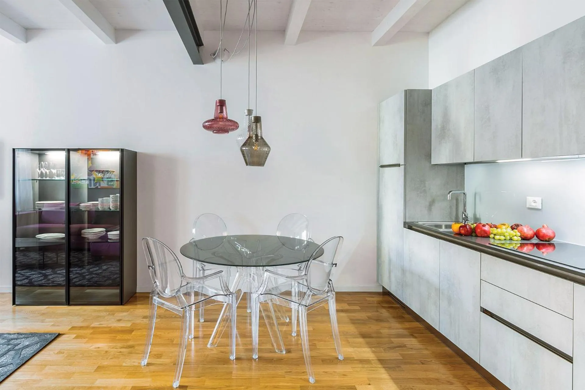 Kitchen or kitchenette in Residence le Porte