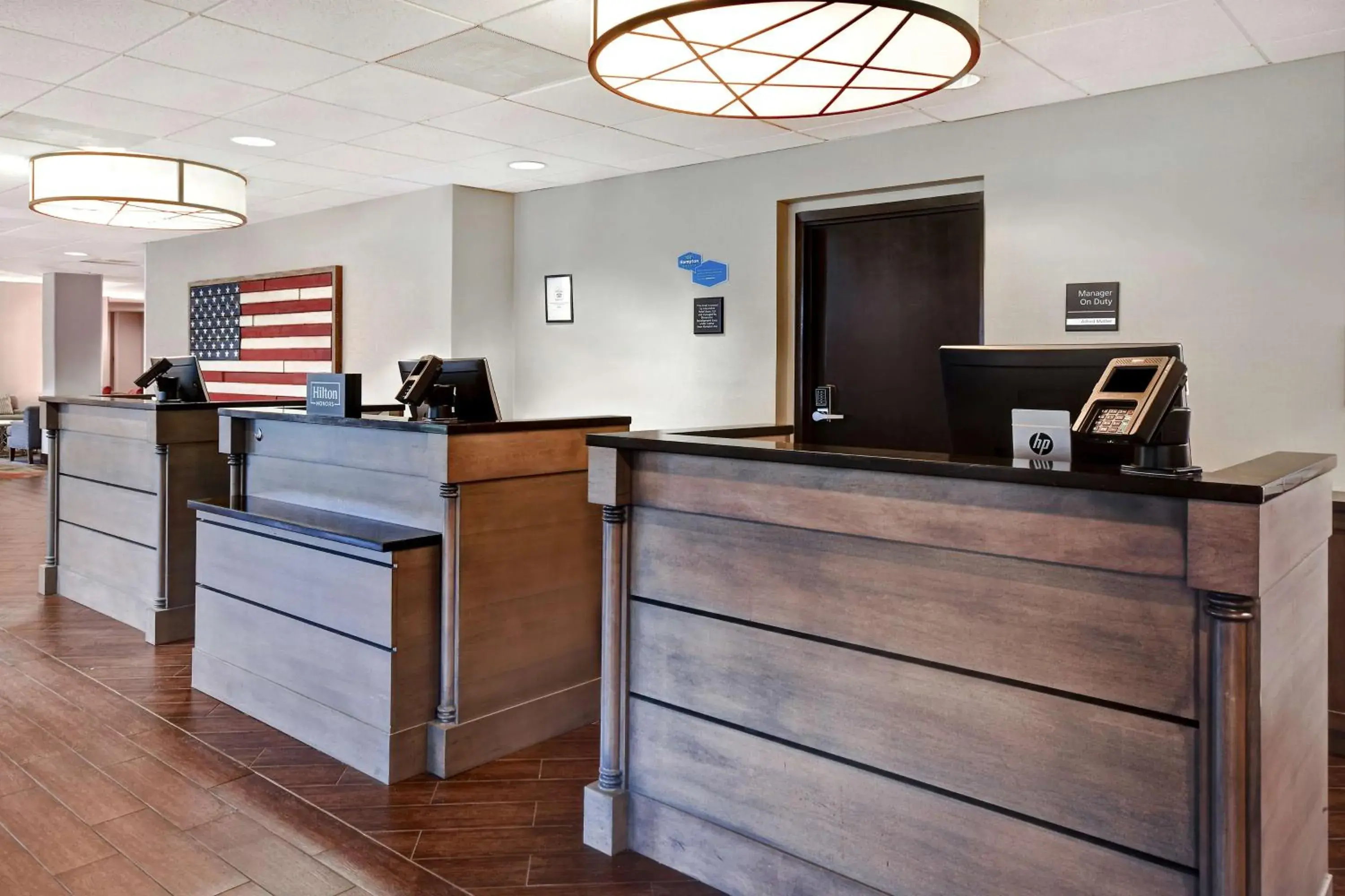 Lobby or reception in Hampton Inn & Suites Alexandria Old Town Area South Lobby or reception in Hampton Inn & Suites Alexandria Old Town Area South