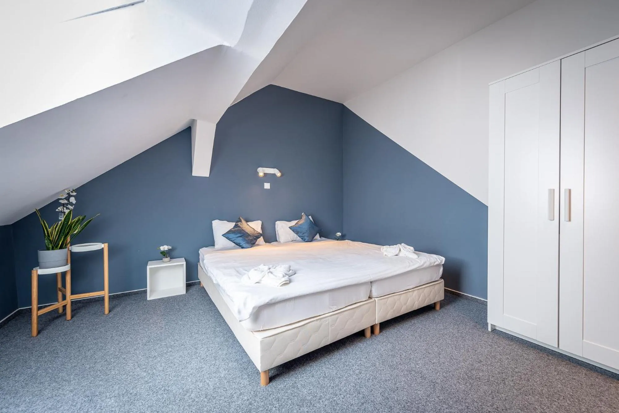 Bed in Herczeg Udvarház Poroszló