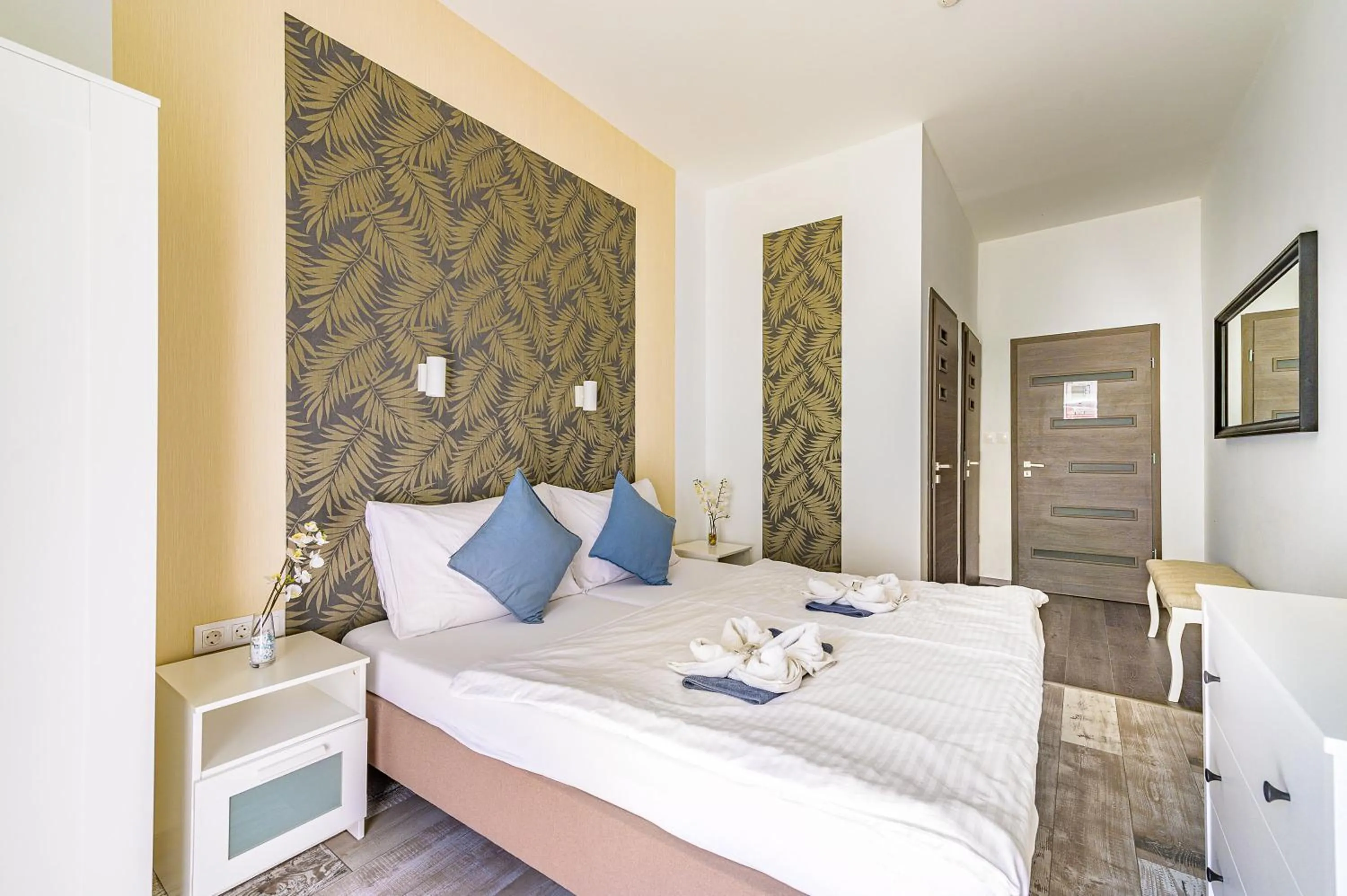 Bed in Herczeg Udvarház Poroszló