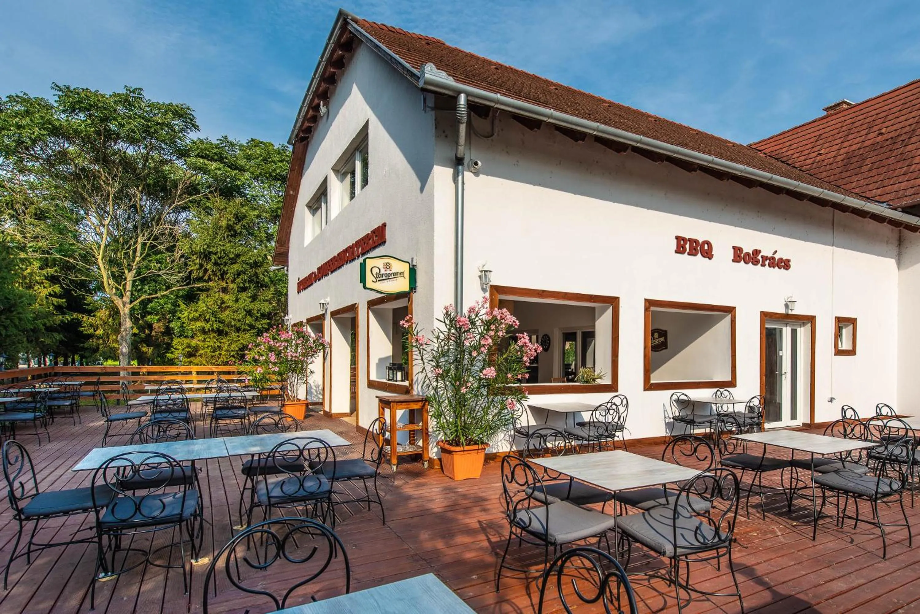 Patio in Herczeg Udvarház Poroszló