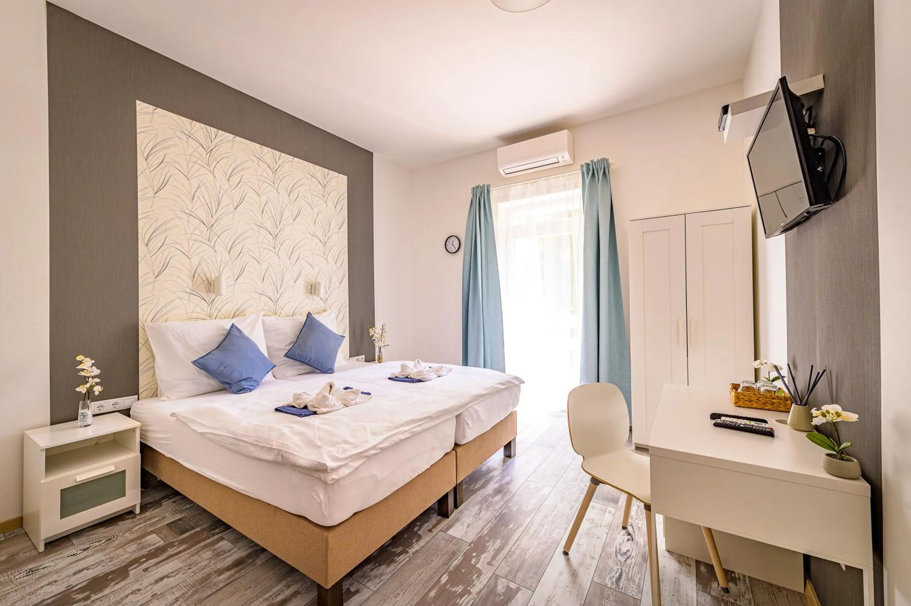 Bed in Herczeg Udvarház Poroszló