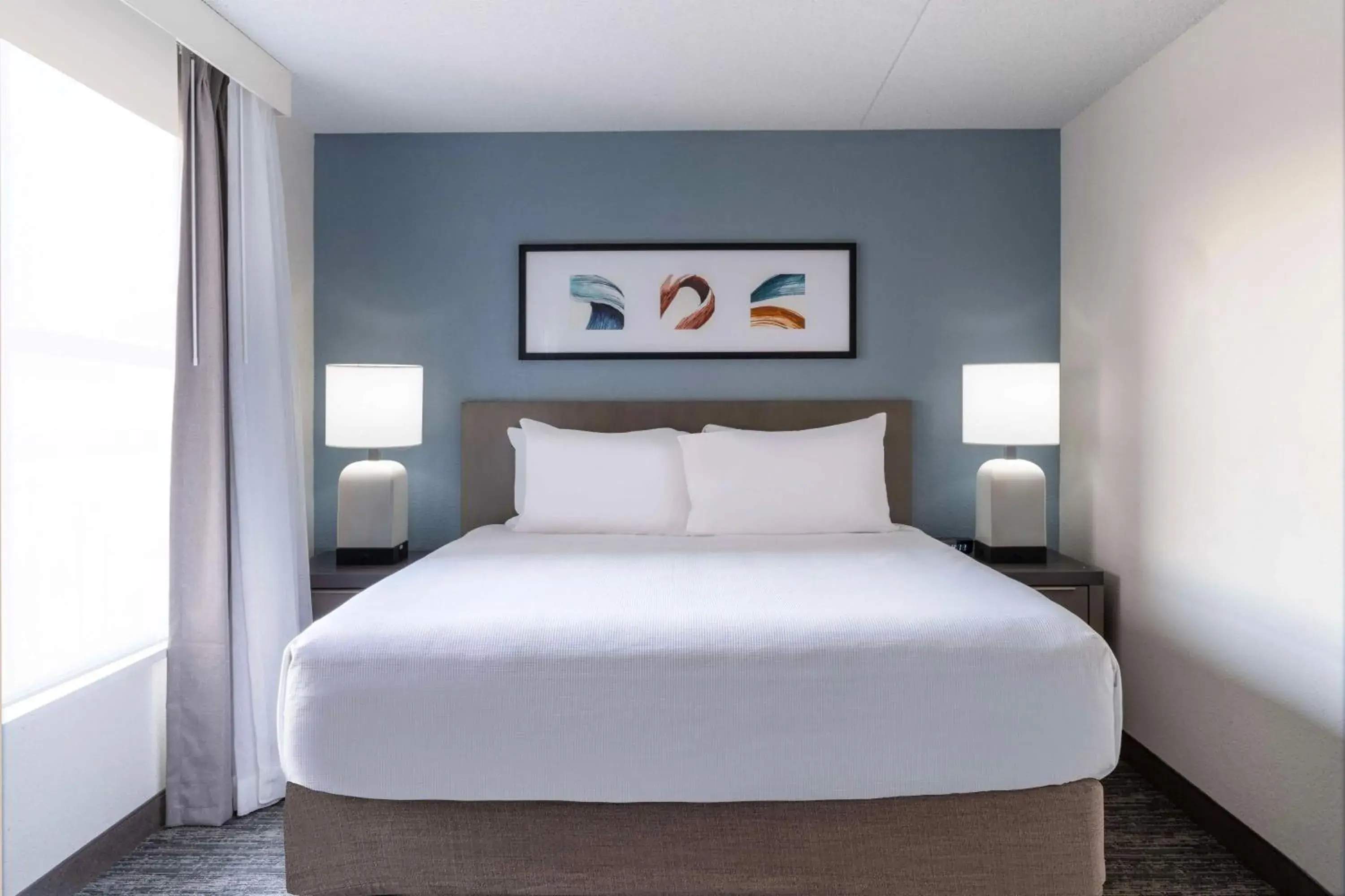 Bed in Hyatt House Colorado Springs Airport Bed in Hyatt House Colorado Springs Airport