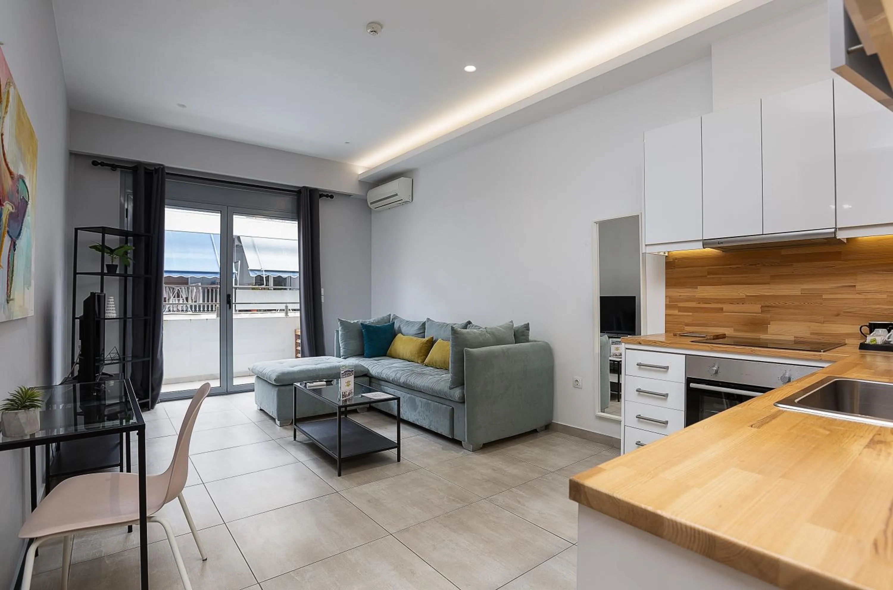 Living room in The Omnia Collection Pagrati