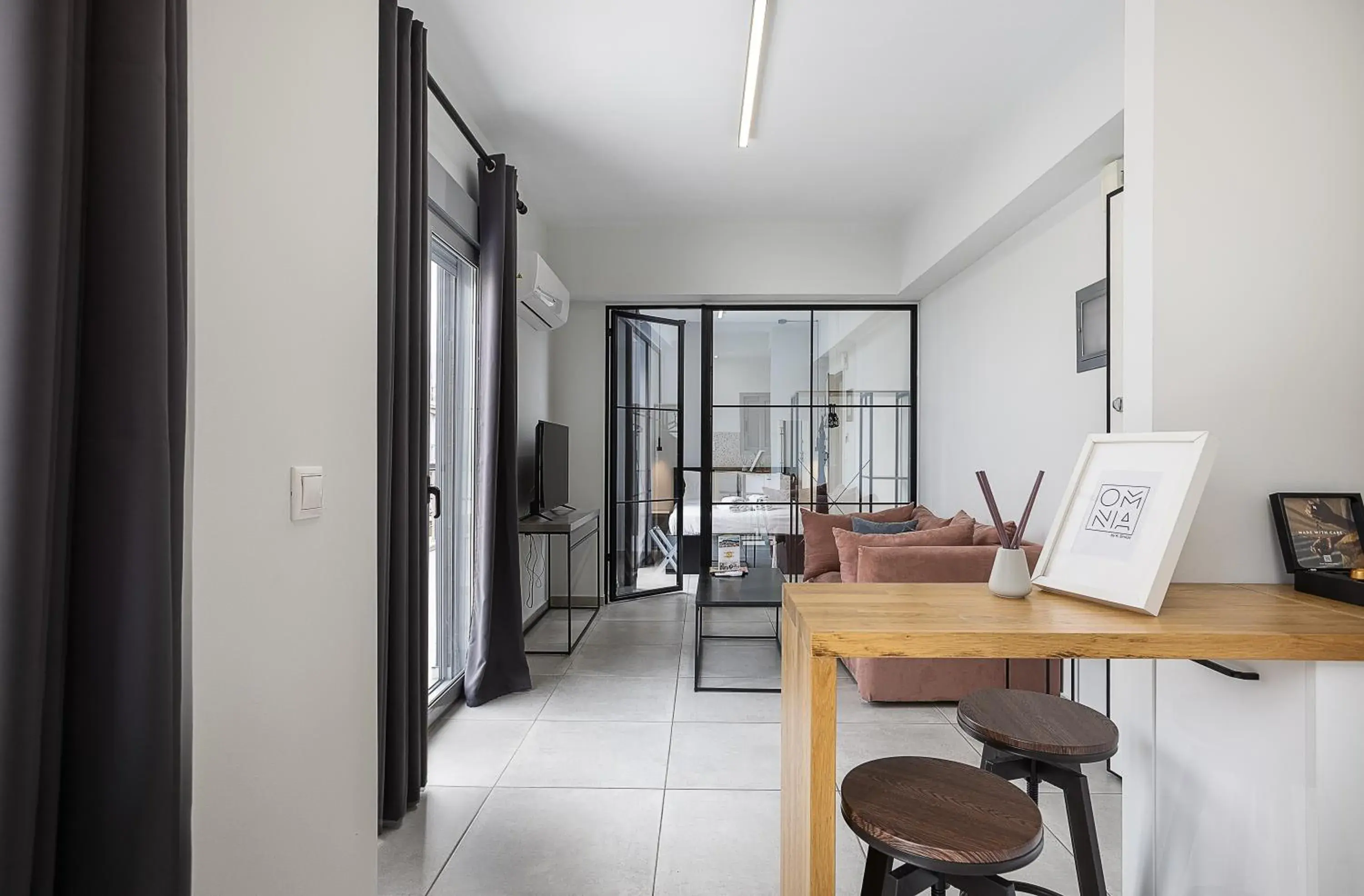 Living room in The Omnia Collection Pagrati Living room in The Omnia Collection Pagrati