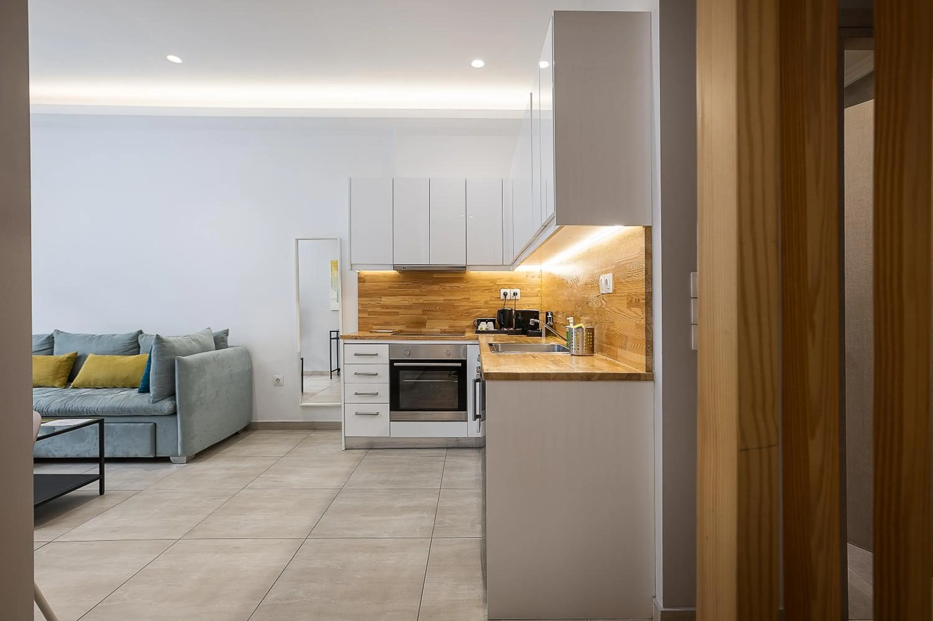 Kitchen or kitchenette in The Omnia Collection Pagrati