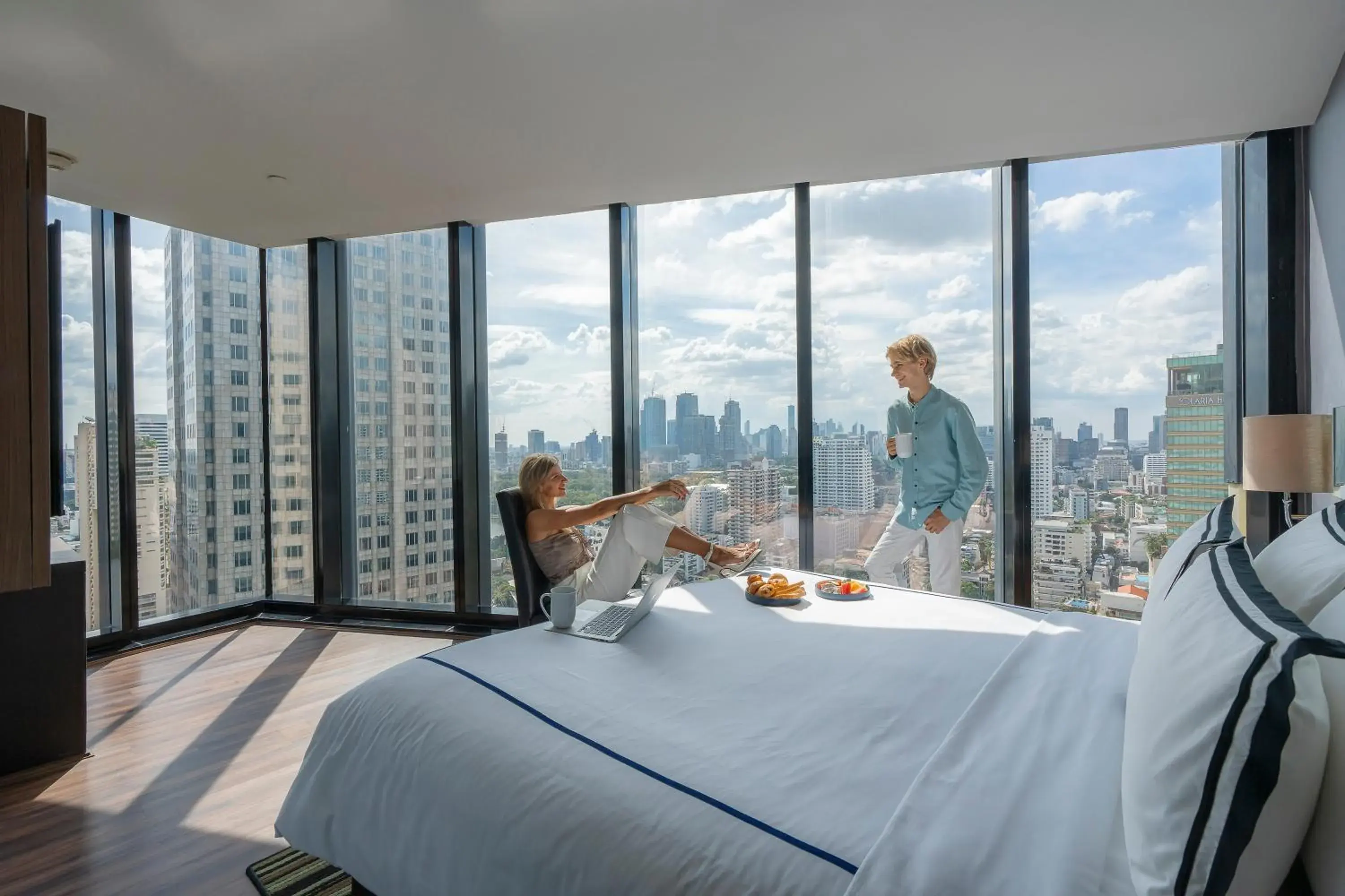 Bedroom, Bed in The Continent Hotel Sukhumvit - Asok BTS Bangkok Bedroom, Bed in The Continent Hotel Sukhumvit - Asok BTS Bangkok