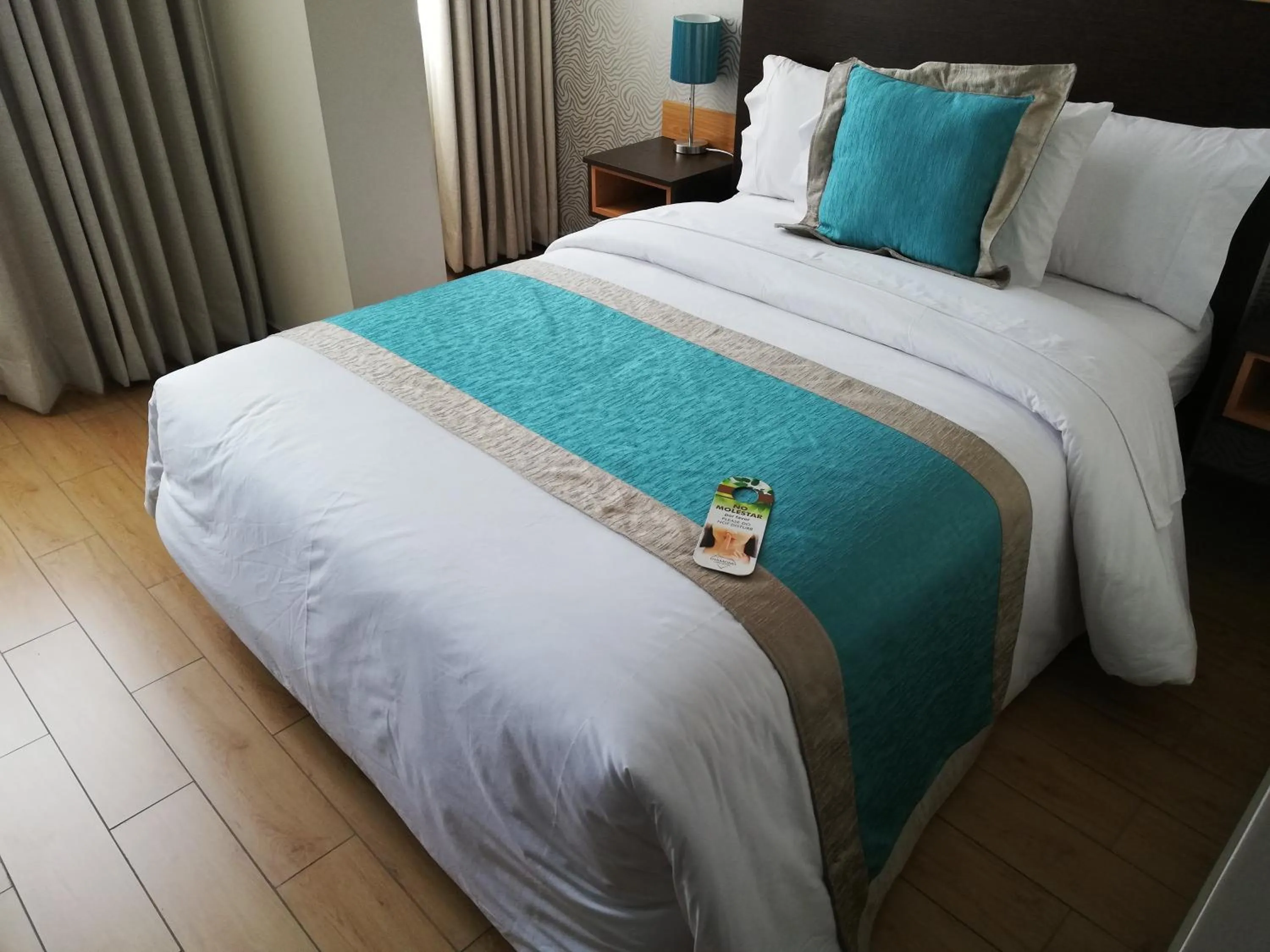 Bed in Hotel Diamond Lima