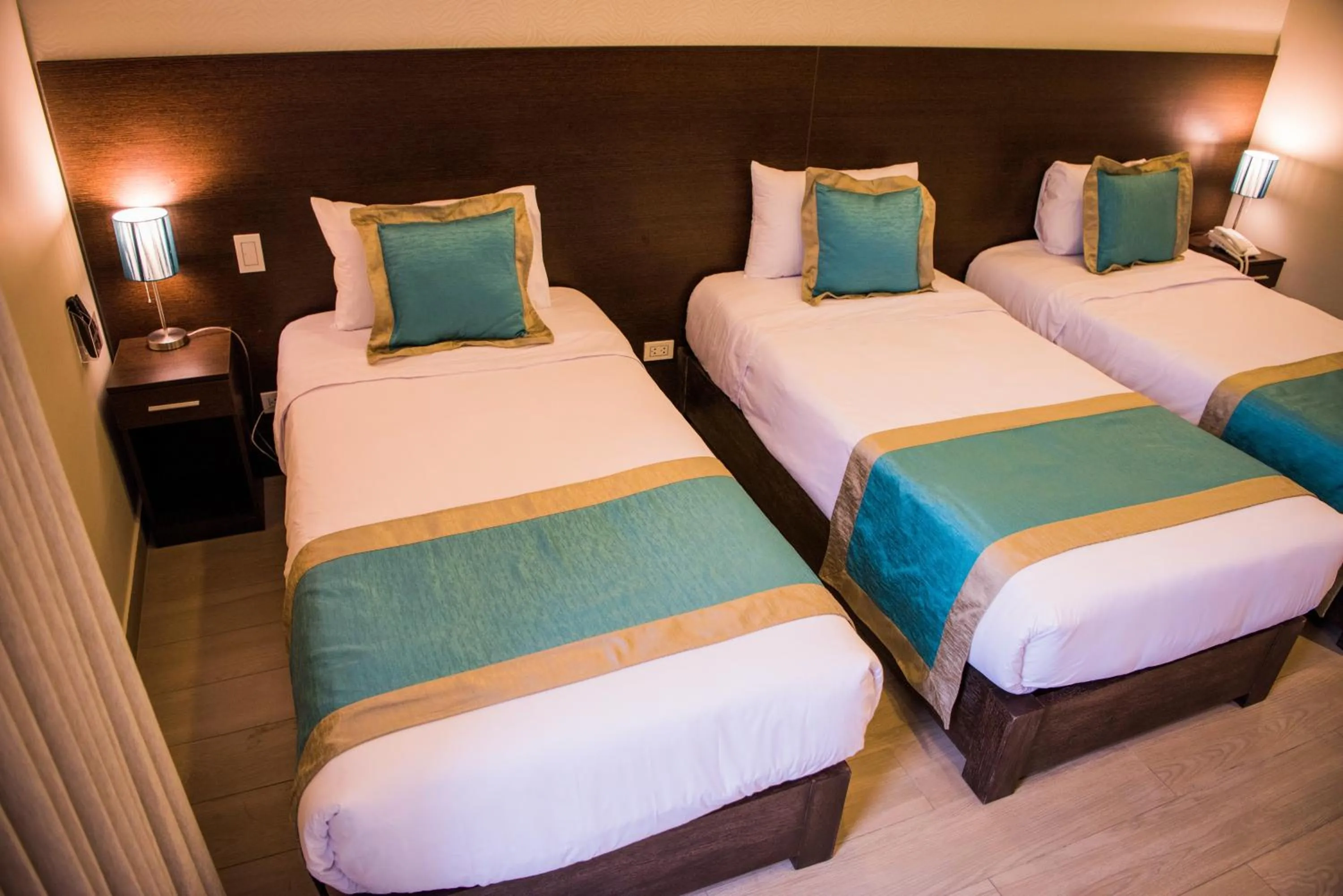 Bed in Hotel Diamond Lima