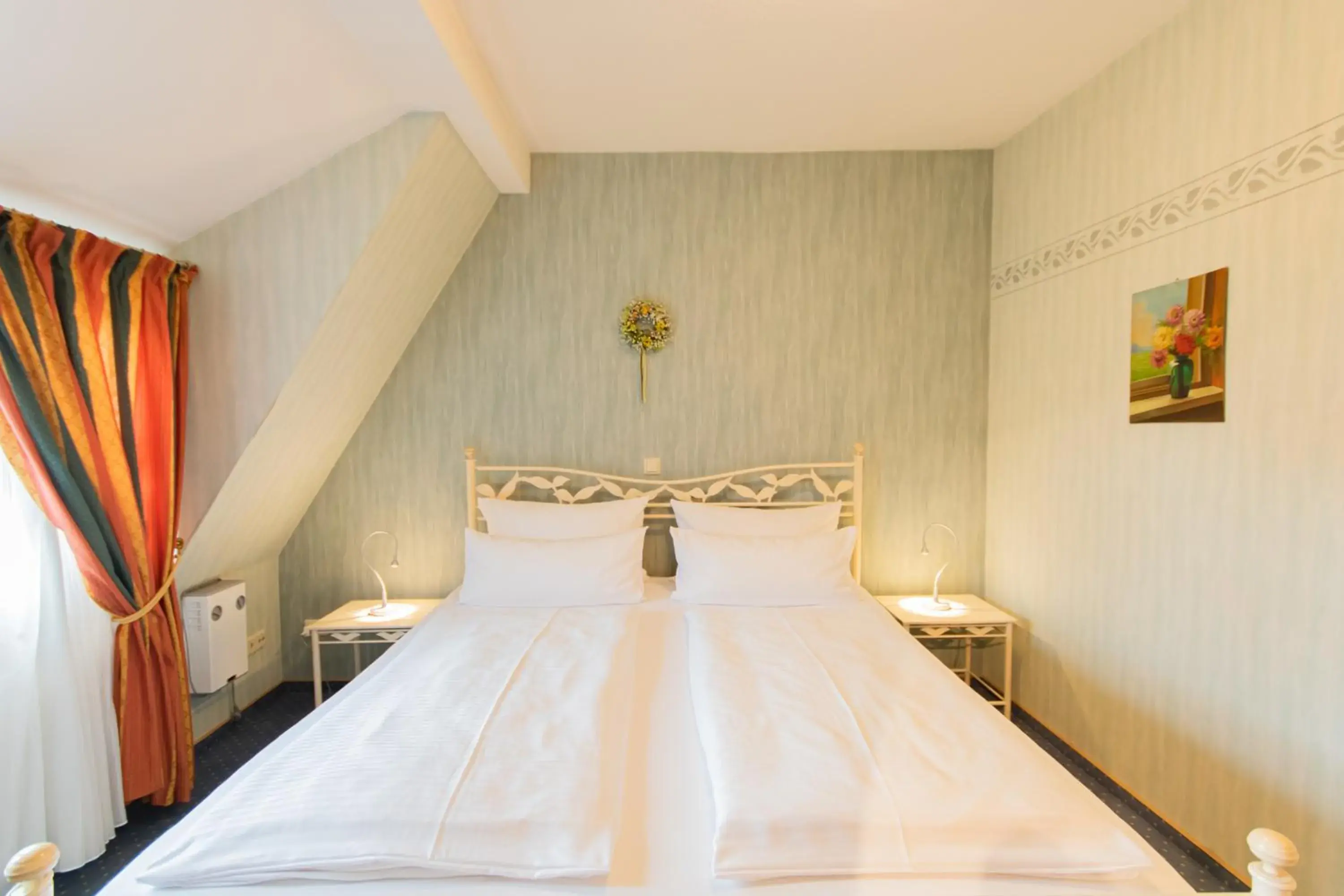 Bed in Hotel Weiler Bed in Hotel Weiler