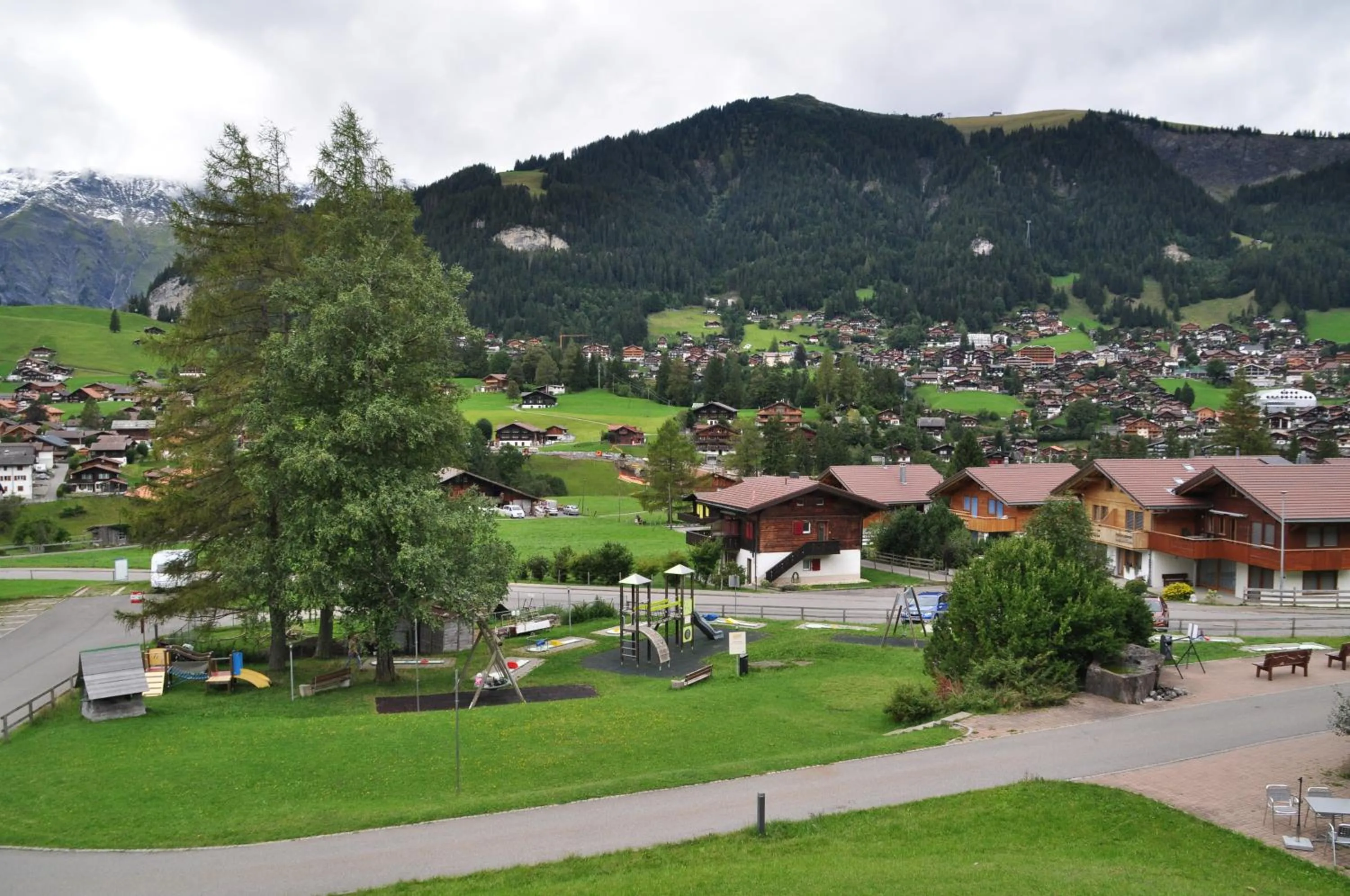 View (from property/room) in Ferien- und Familienhotel Alpina Adelboden