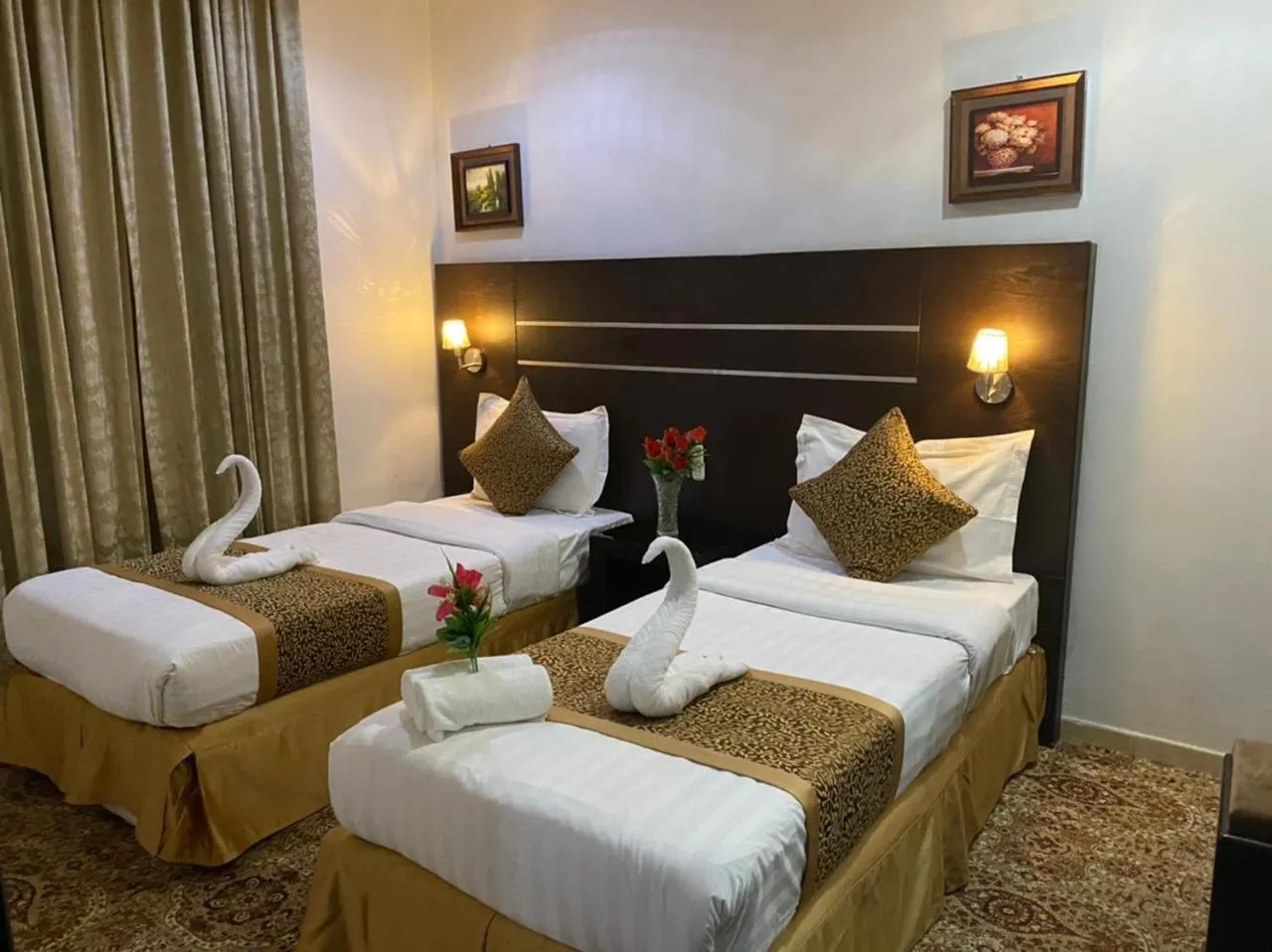 Bed in Rest Night Serviced Apartments - Al Nafal