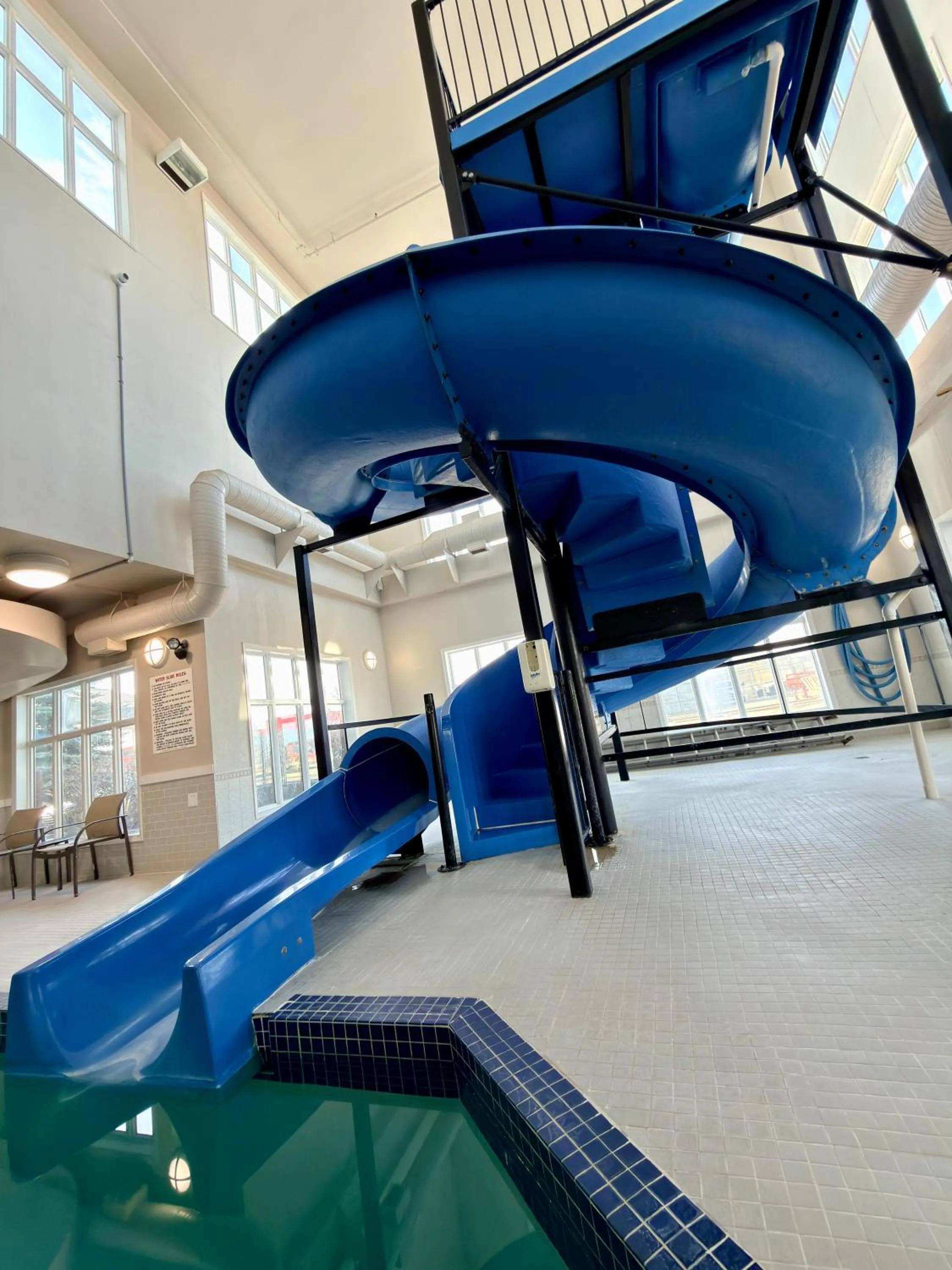 Swimming pool in Holiday Inn Express Airdrie by IHG