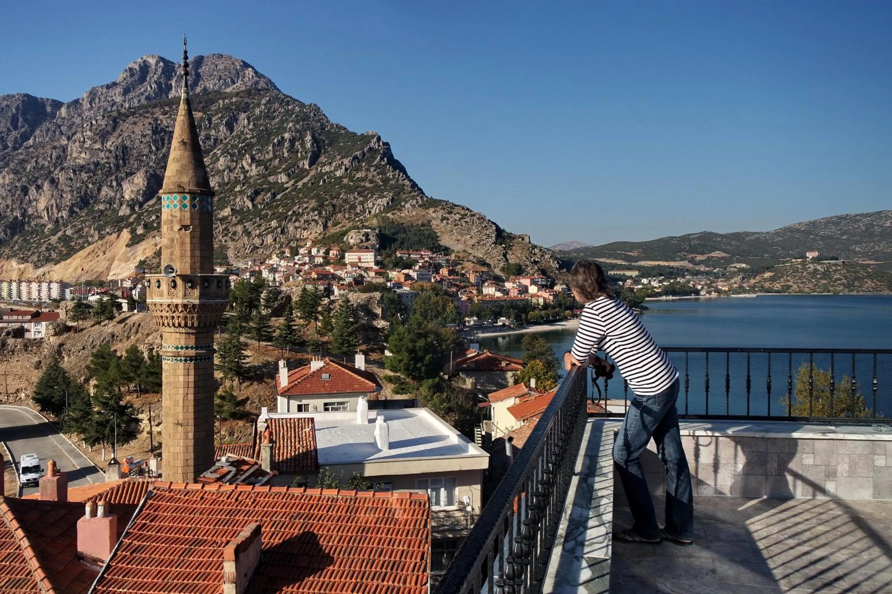 Balcony/Terrace in Fulya Pension