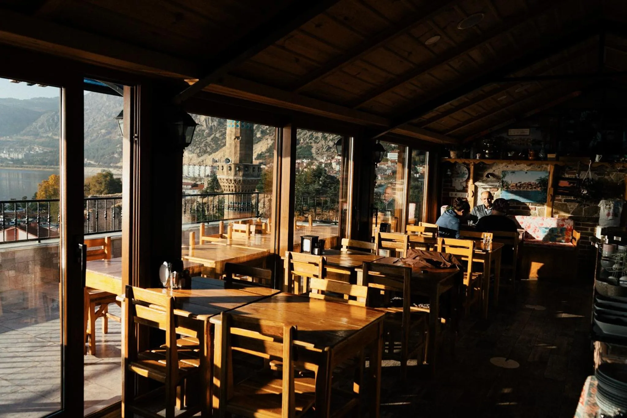 Balcony/Terrace in Fulya Pension