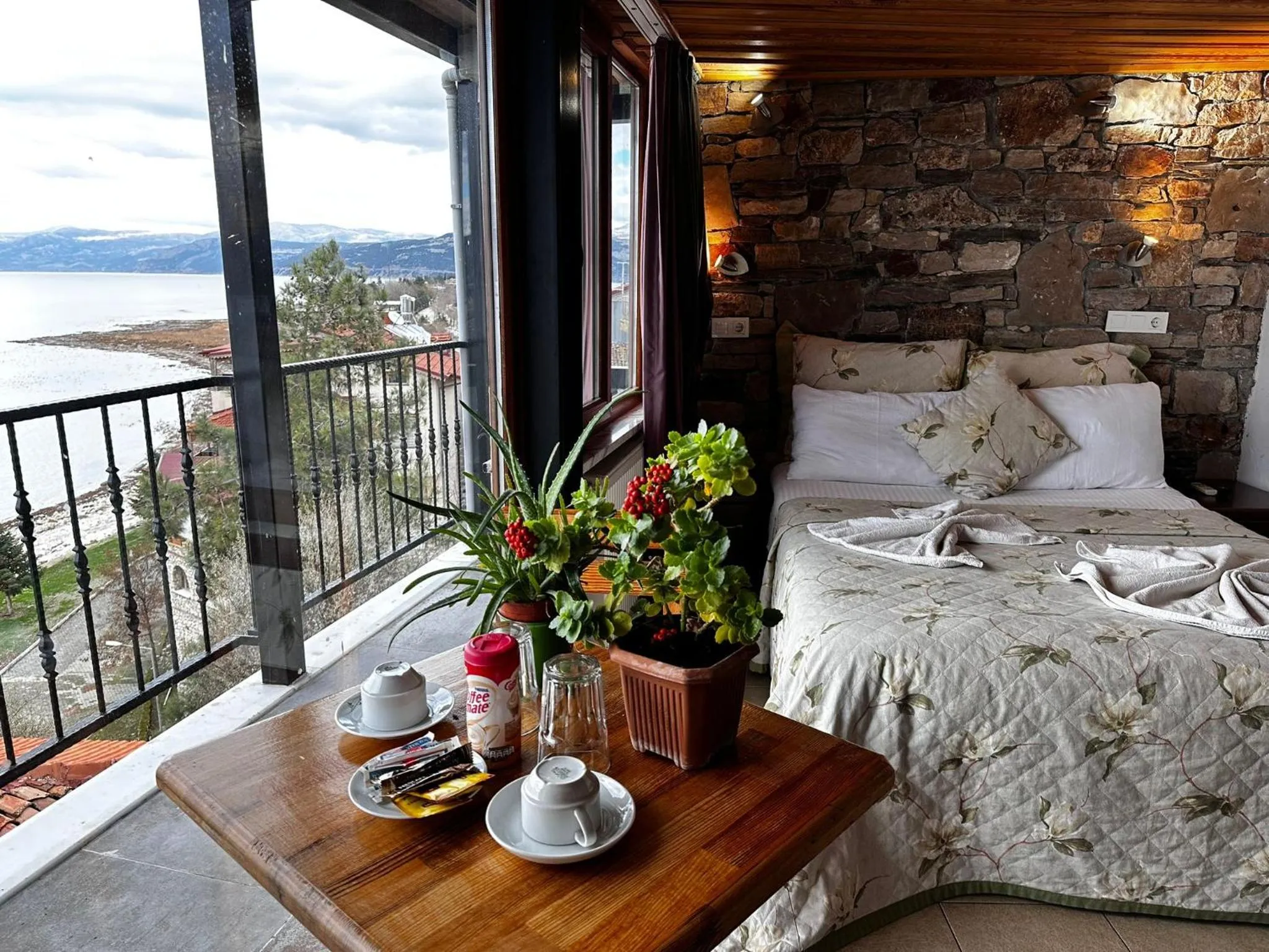 Bed in Fulya Pension