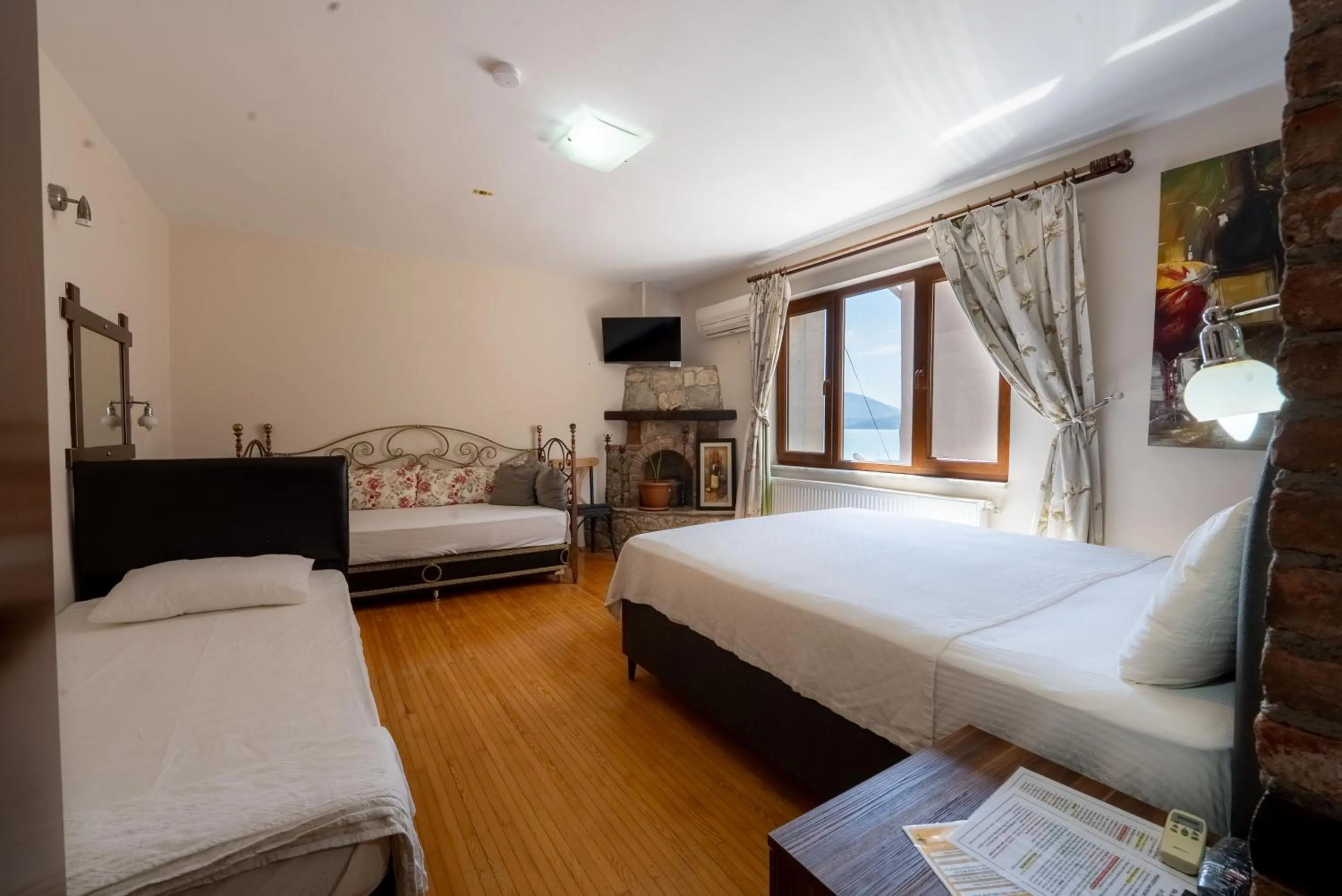 Bed in Fulya Pension