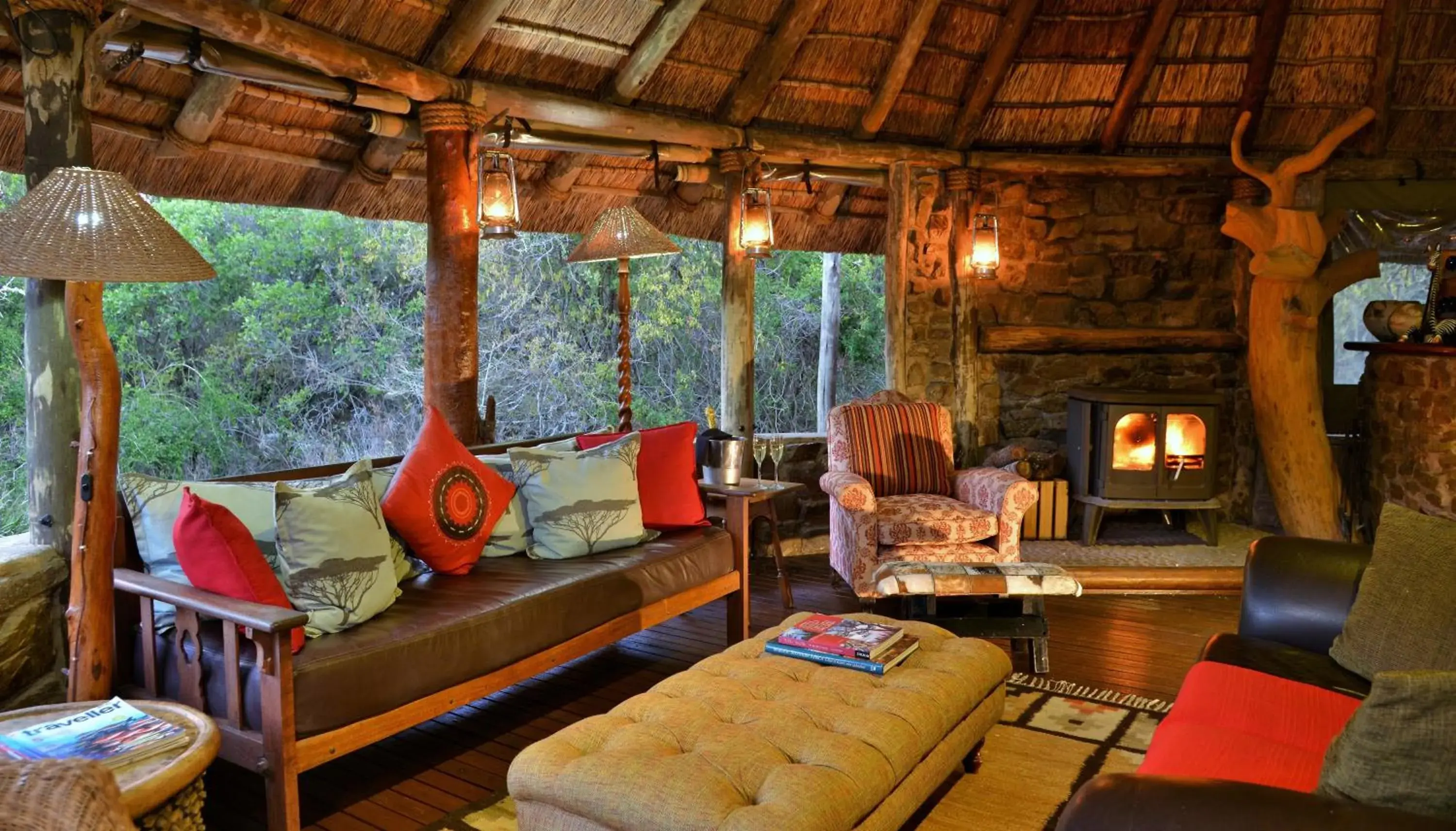 Lounge or bar in Sibuya Game Reserve and Lodge Lounge or bar in Sibuya Game Reserve and Lodge